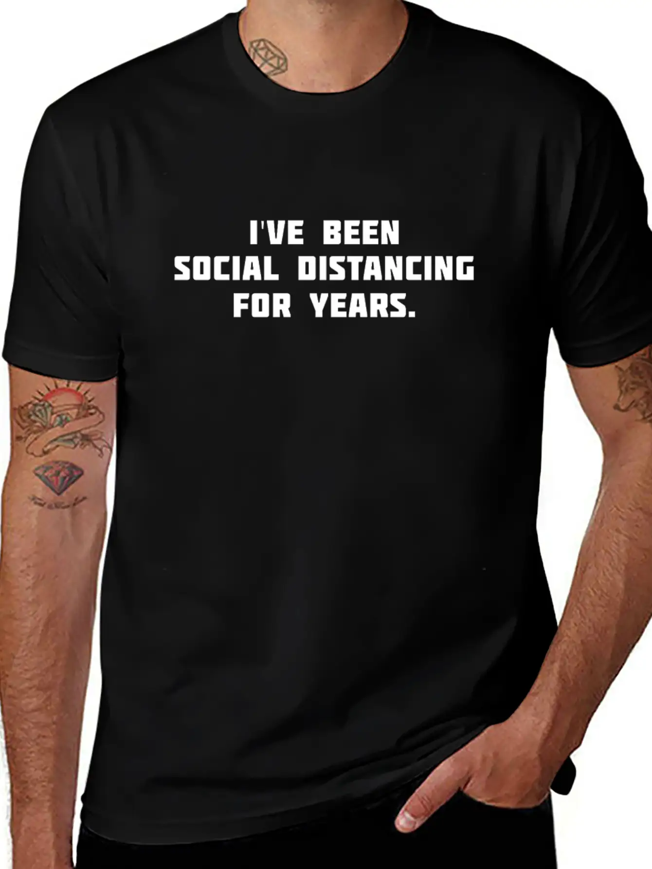 I've Been Social Distancing For Years Essential Cotton Tee For Daily Outfits ¨C Unisex Style