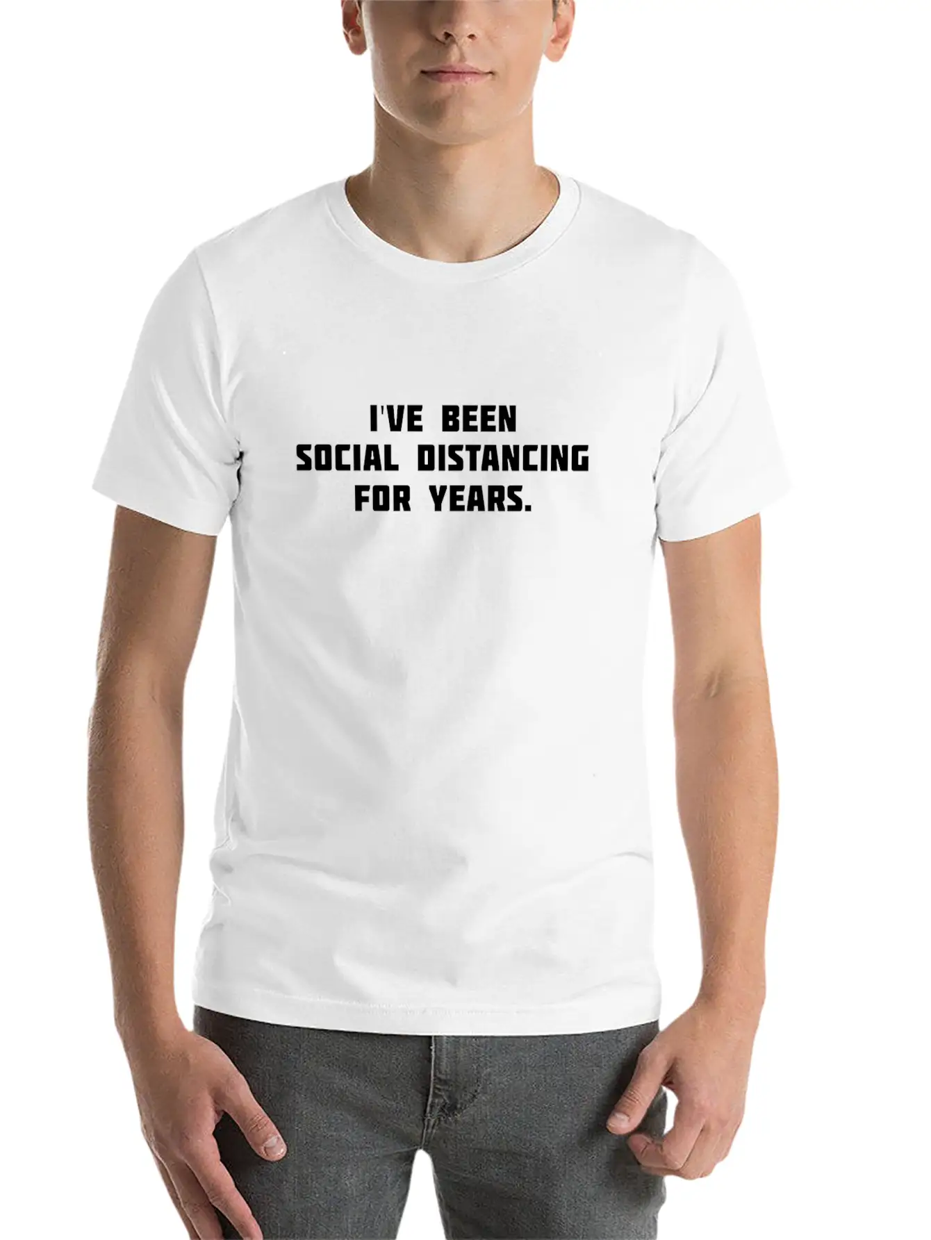 I've Been Social Distancing For Years Essential Cotton Tee For Daily Outfits ¨C Unisex Style