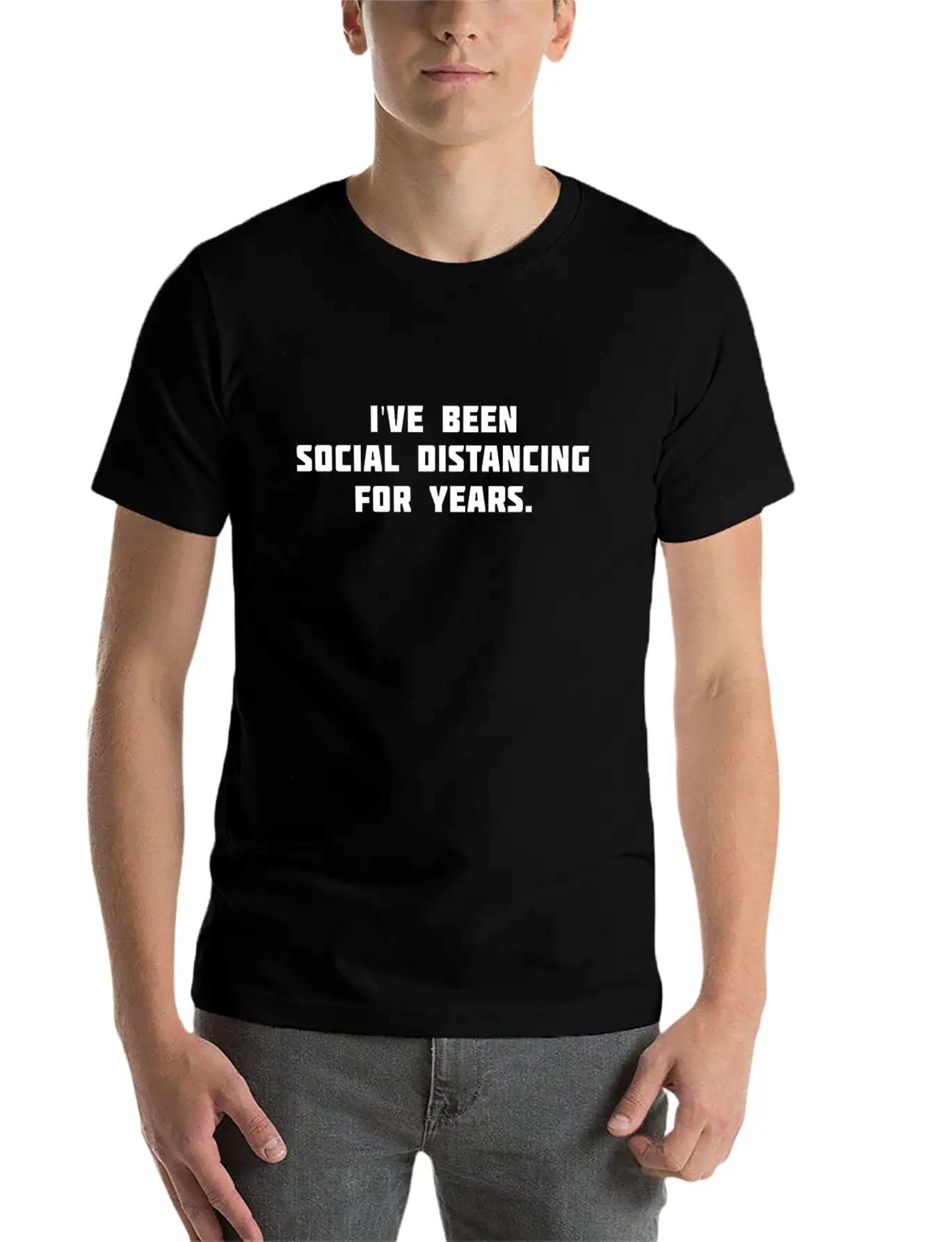 I've Been Social Distancing For Years Essential Cotton Tee For Daily Outfits ¨C Unisex Style