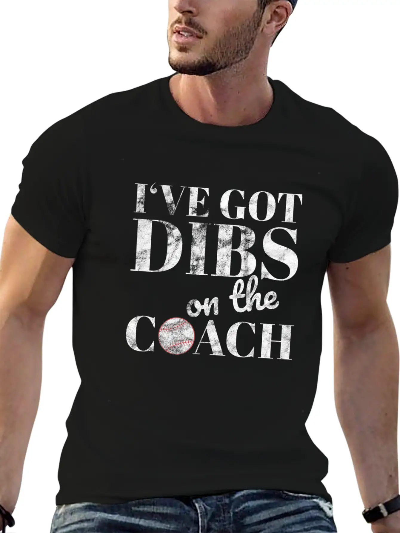 I've Got Dibs On The Coach Basic Graphic T-Shirt ¨C Daily Comfort In Soft Cotton