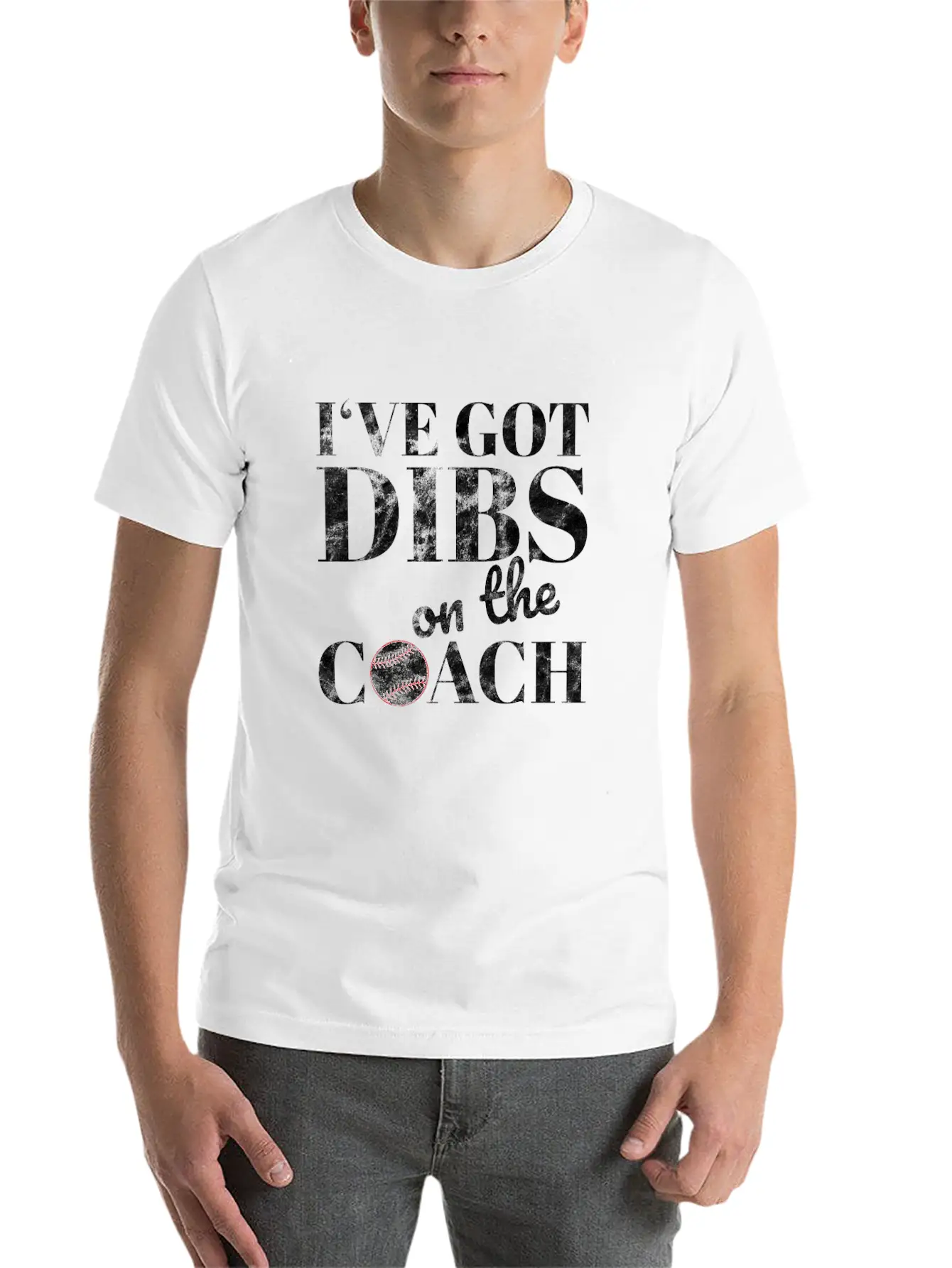 I've Got Dibs On The Coach Basic Graphic T-Shirt ¨C Daily Comfort In Soft Cotton