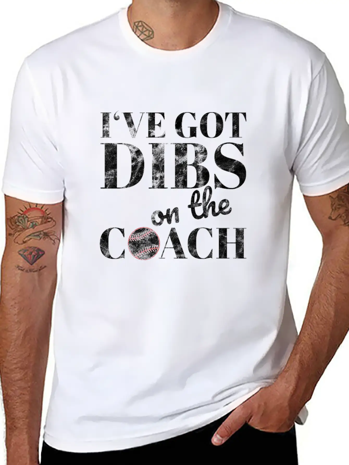 I've Got Dibs On The Coach Basic Graphic T-Shirt ¨C Daily Comfort In Soft Cotton