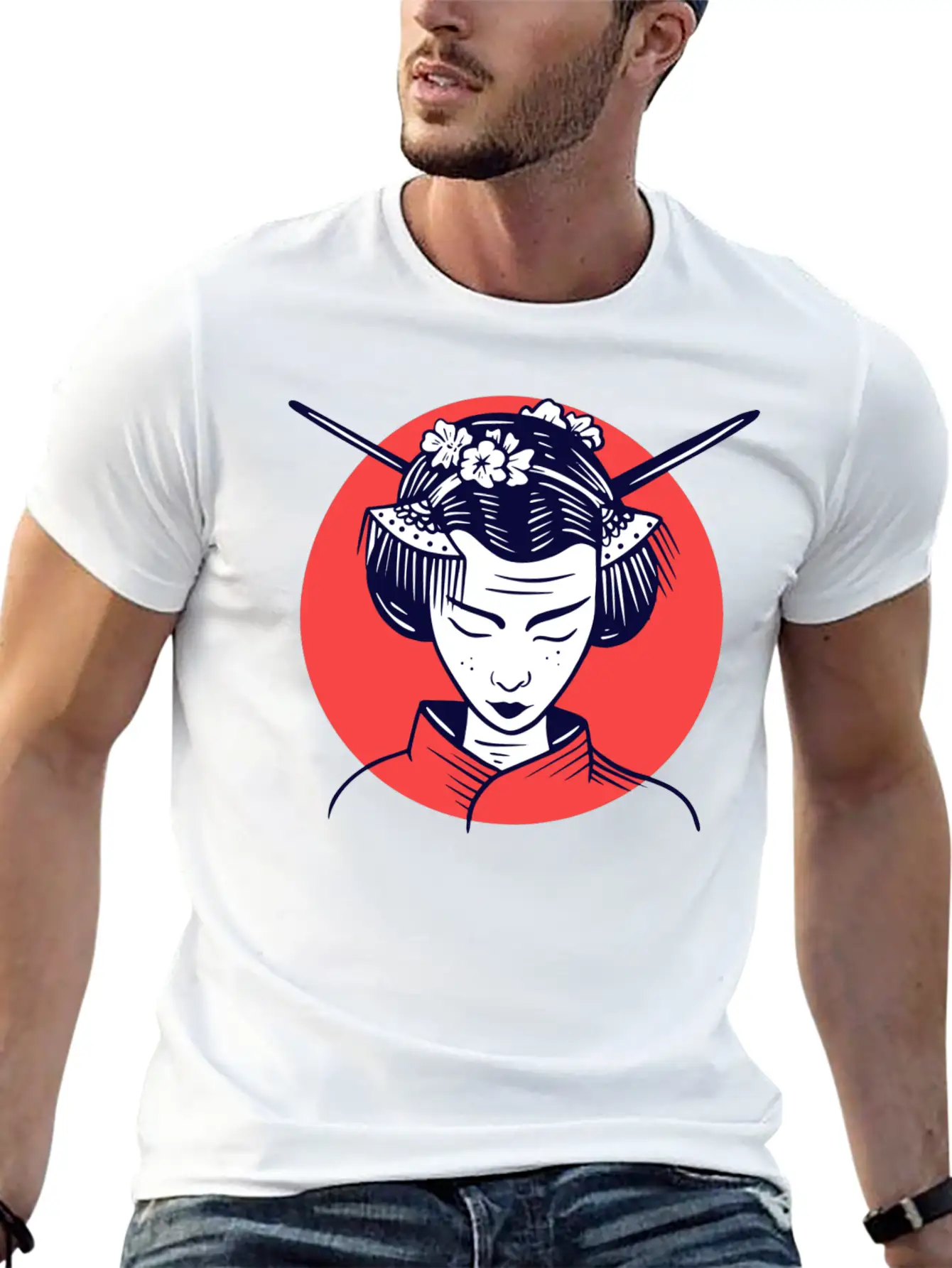 Japanese Asian Jewelry Traditional Japan Soft Cotton Short Sleeve Tee ¨C Unisex Wardrobe Staple