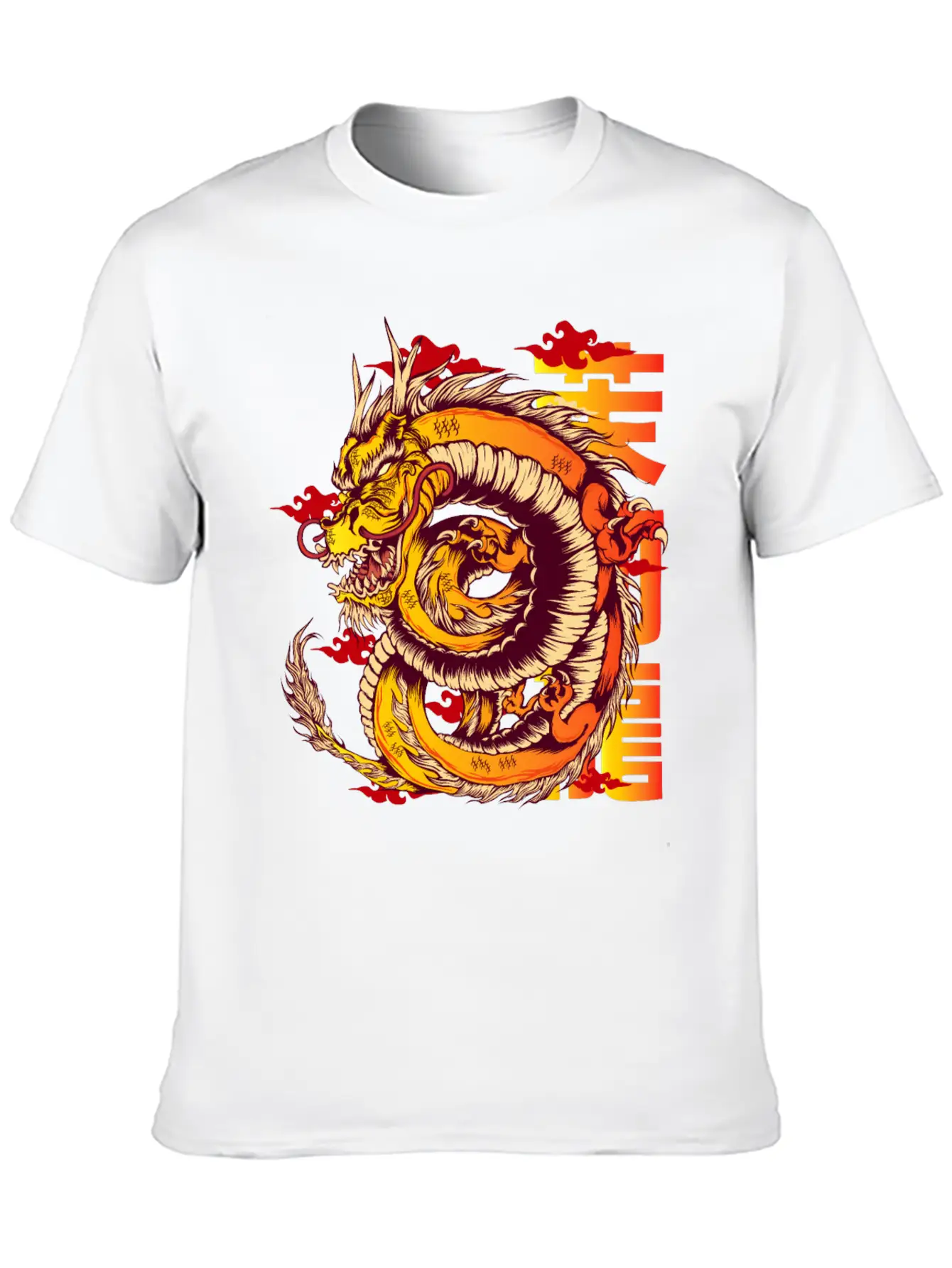 Jasmine Dragon Tea House, Chinese Wind Clouds Essential Cotton Tee For Daily Outfits ¨C Unisex Style