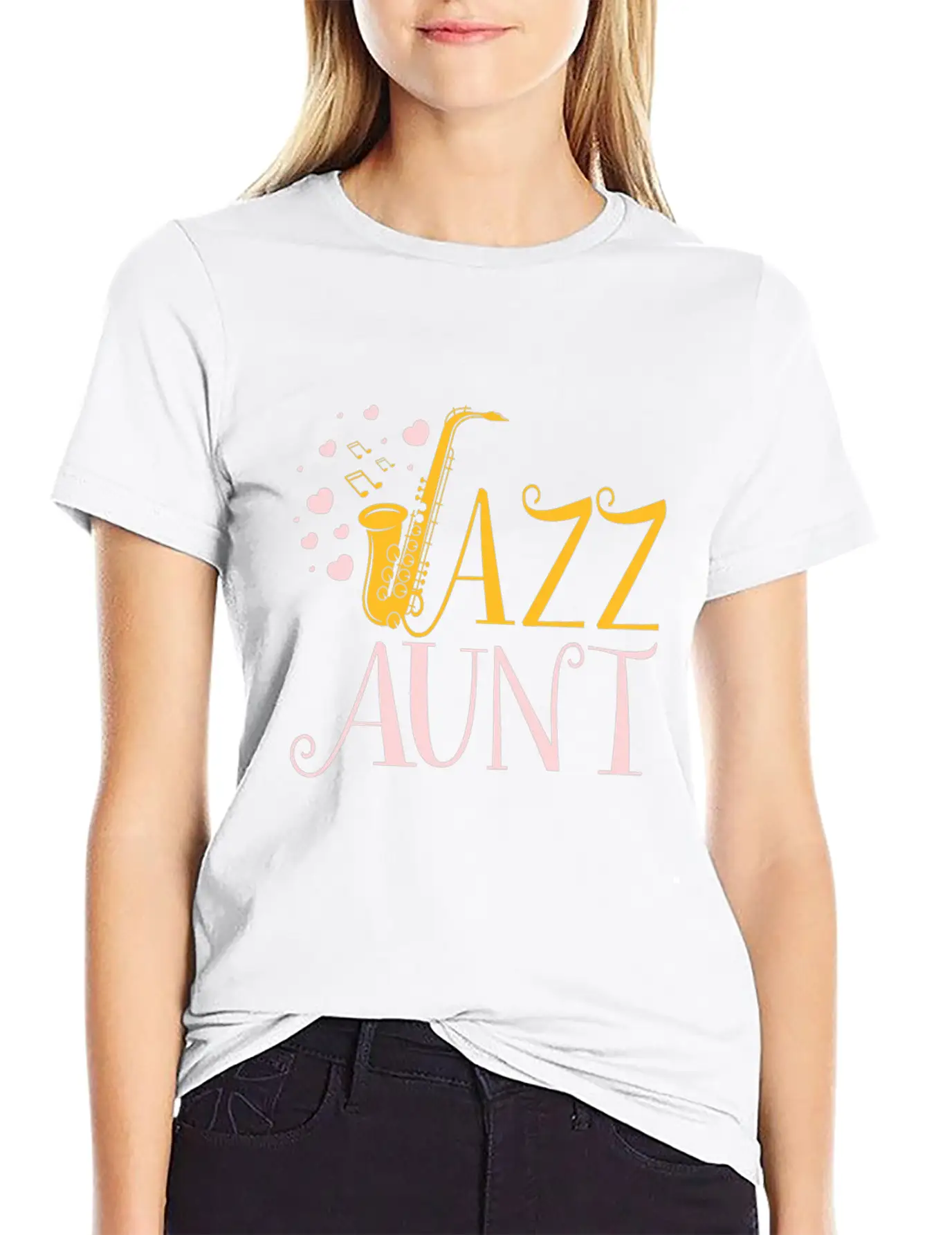 Jazz Aunt Soft Cotton Short Sleeve Tee ¨C Unisex Wardrobe Staple