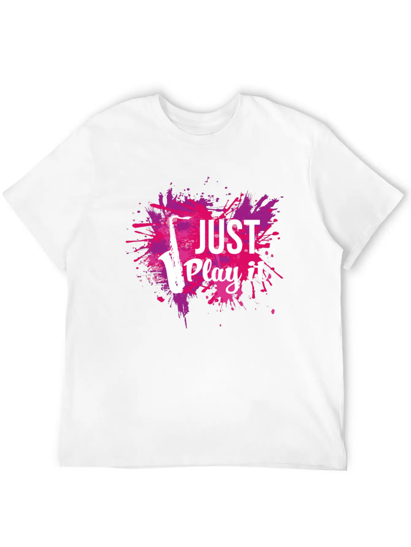 Jazz Play It Metal Wind Instrument Classic Basic Graphic T-Shirt ¨C Daily Comfort In Soft Cotton