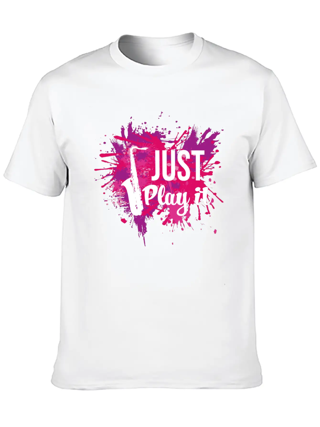 Jazz Play It Metal Wind Instrument Classic Basic Graphic T-Shirt ¨C Daily Comfort In Soft Cotton