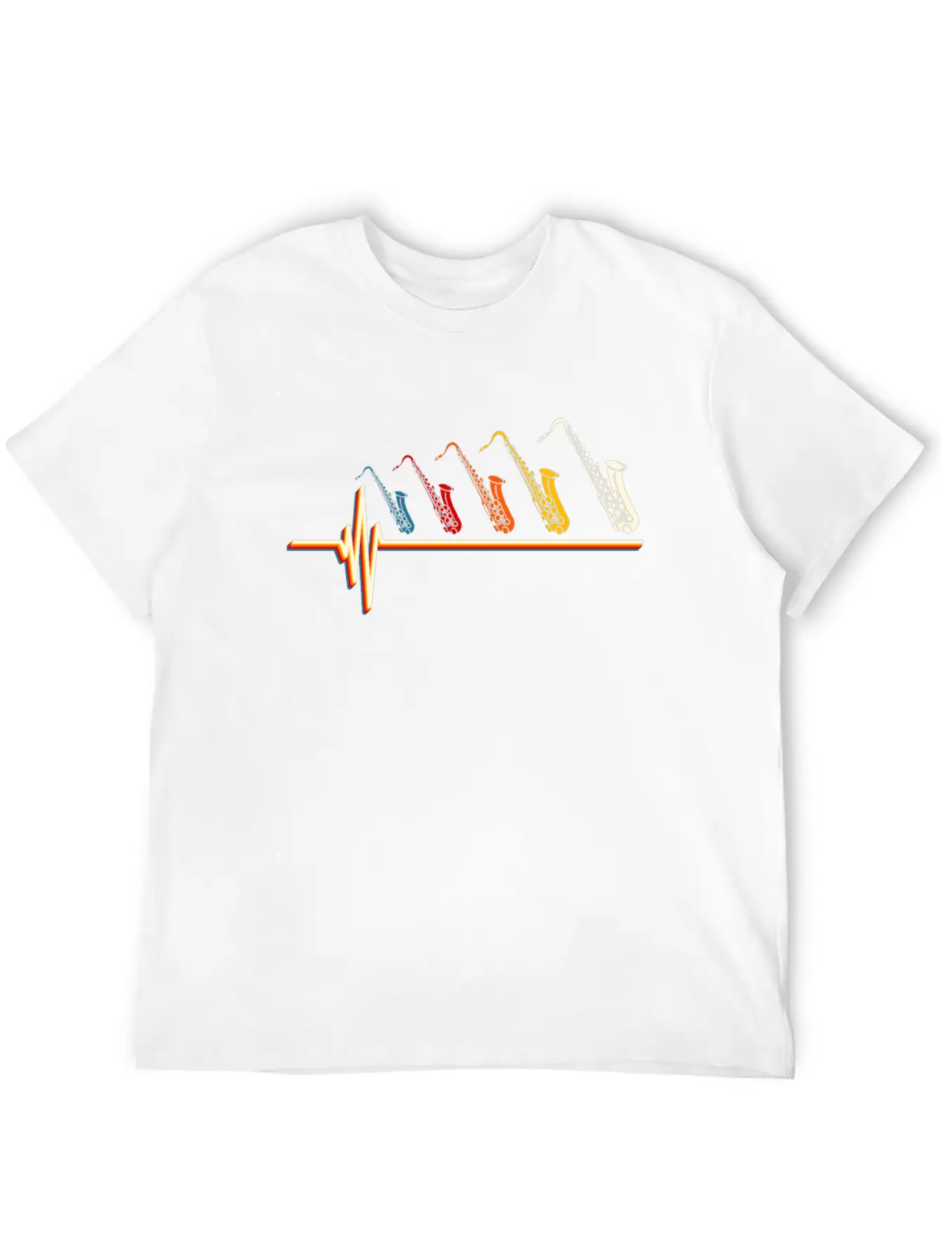 Jazz Saxophone Soft Cotton Short Sleeve Tee ¨C Unisex Wardrobe Staple