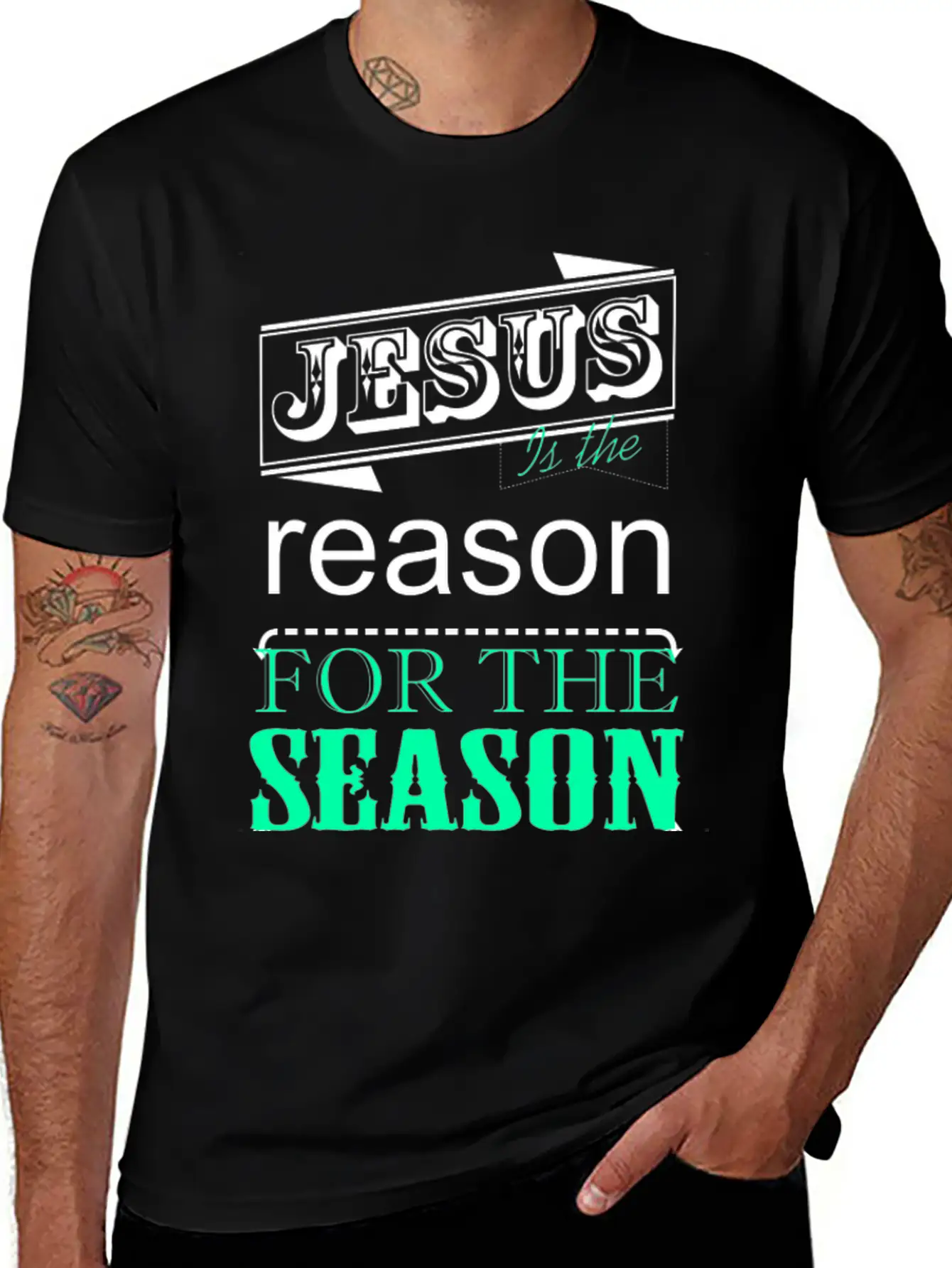 Jesus Is The Reason Basic Graphic T-Shirt ¨C Daily Comfort In Soft Cotton