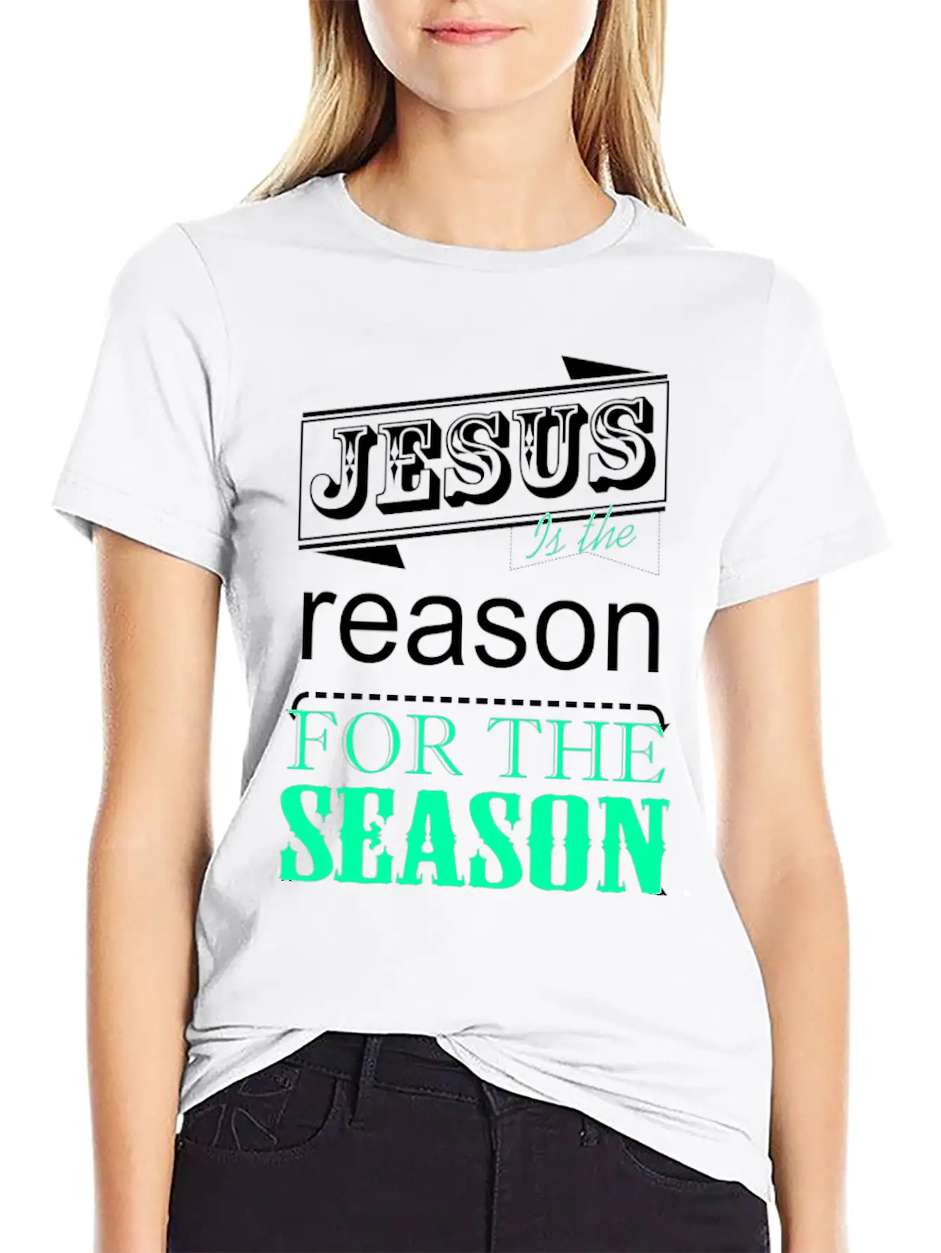 Jesus Is The Reason Basic Graphic T-Shirt ¨C Daily Comfort In Soft Cotton