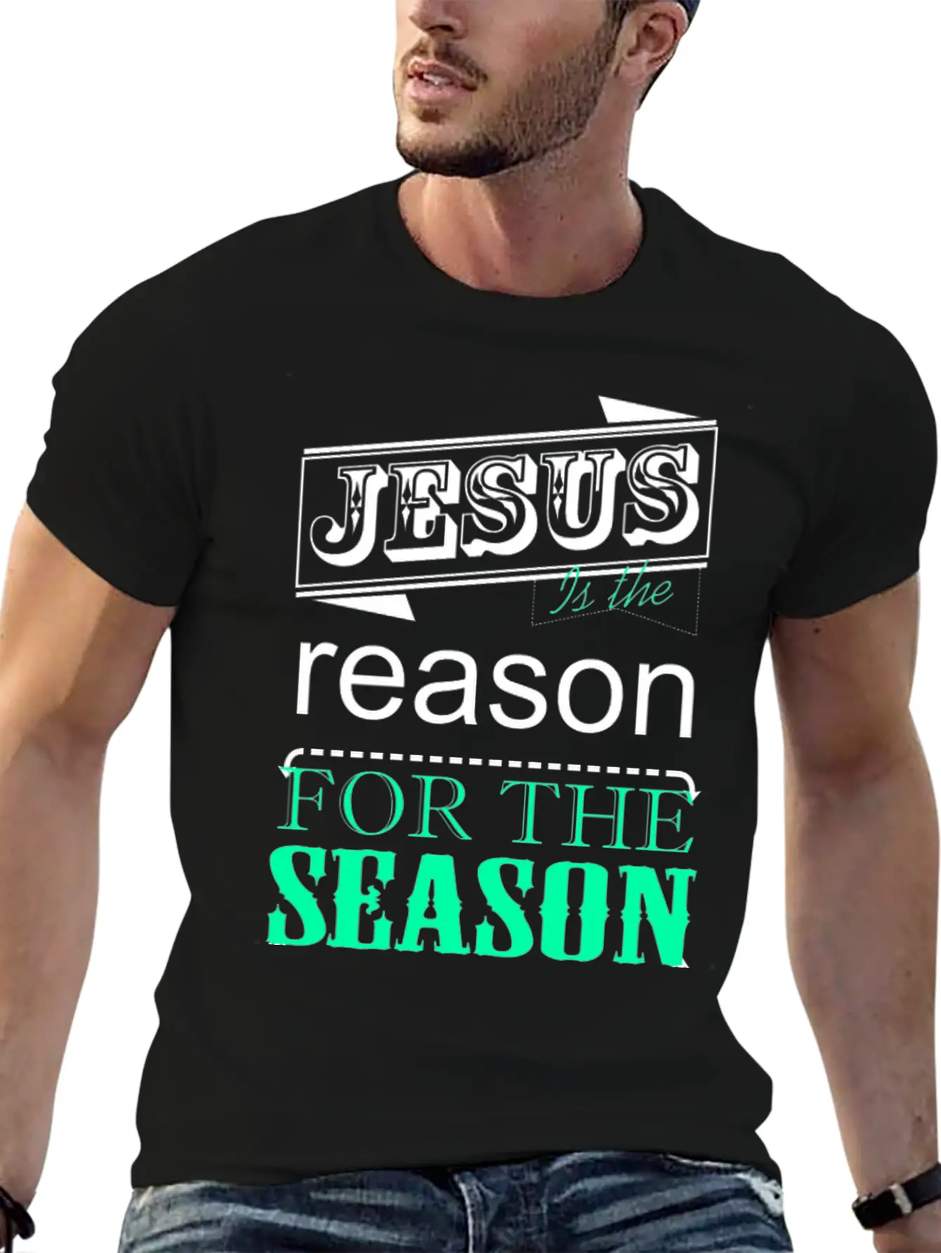 Jesus Is The Reason Basic Graphic T-Shirt ¨C Daily Comfort In Soft Cotton
