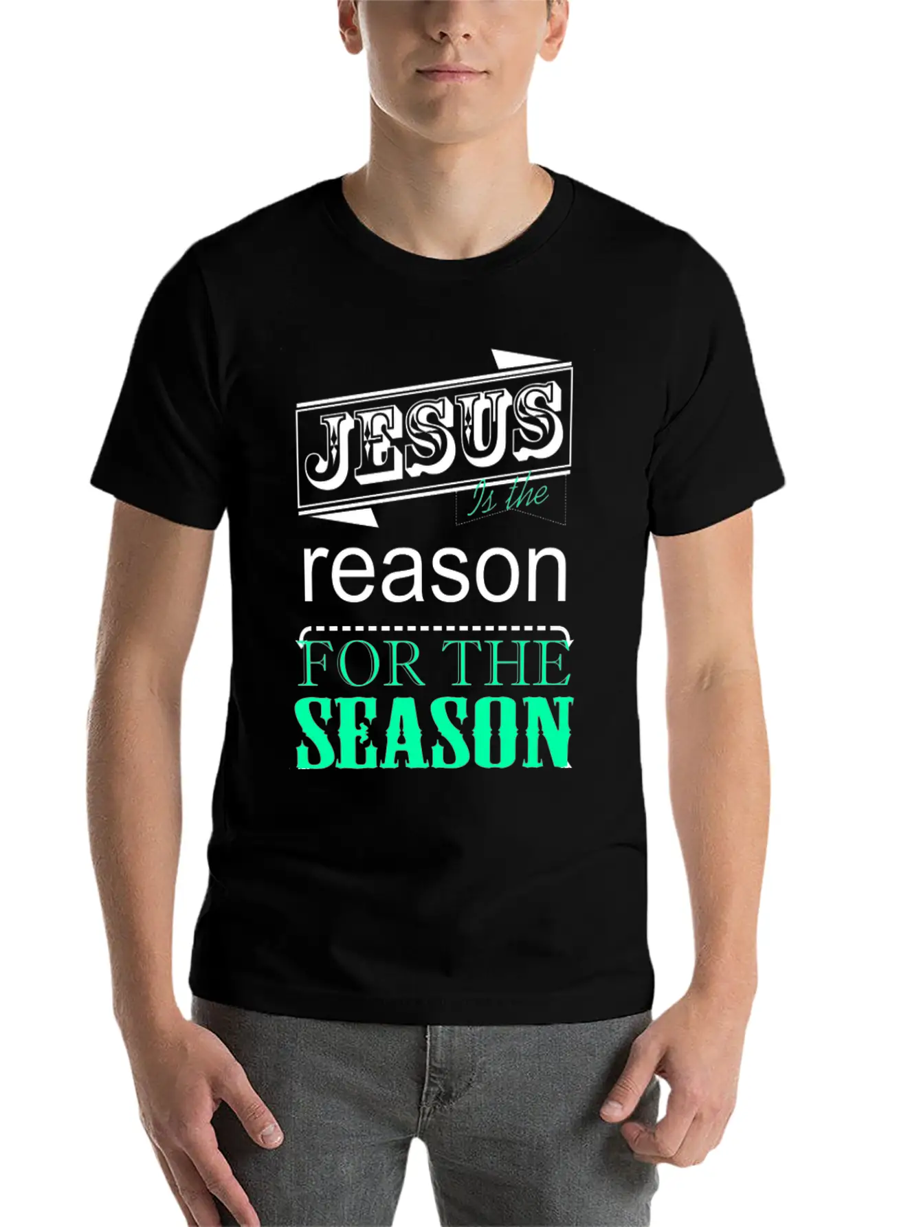 Jesus Is The Reason Basic Graphic T-Shirt ¨C Daily Comfort In Soft Cotton