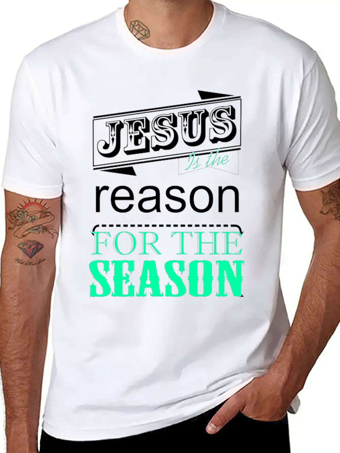 Jesus Is The Reason Basic Graphic T-Shirt ¨C Daily Comfort In Soft Cotton