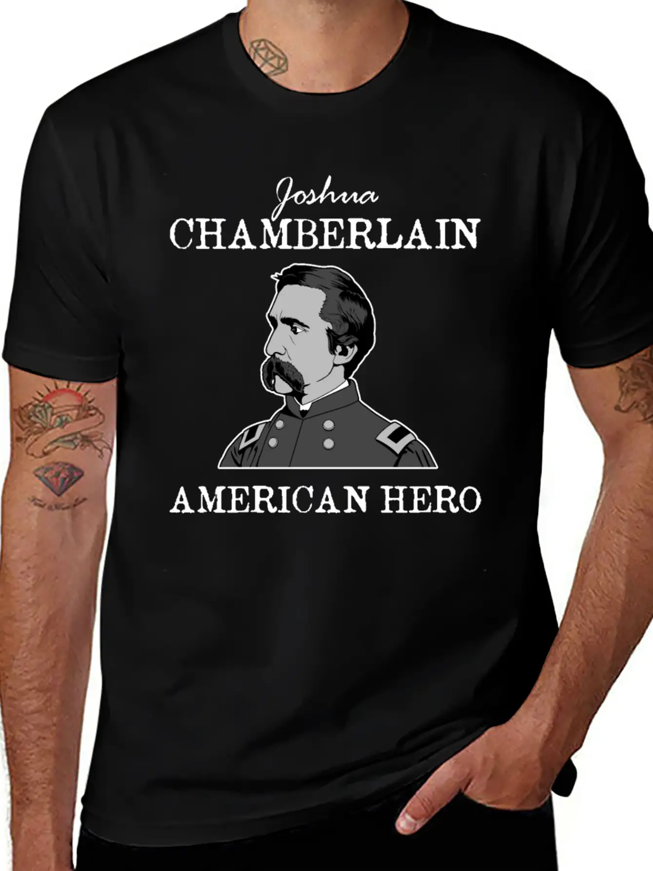 Joshua Chamberlain American Hero History Buff Soft Cotton Short Sleeve Tee ¨C Unisex Wardrobe Staple