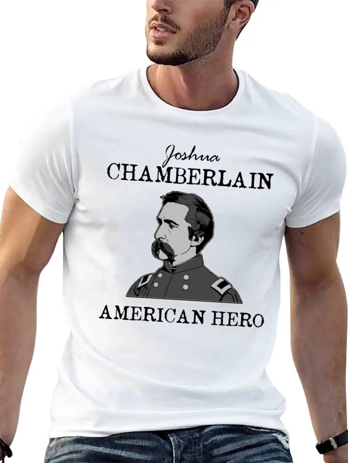 Joshua Chamberlain American Hero History Buff Soft Cotton Short Sleeve Tee ¨C Unisex Wardrobe Staple