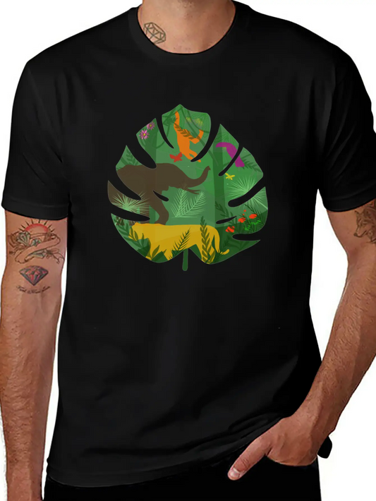 Jungle Animals Basic Graphic T-Shirt ¨C Daily Comfort In Soft Cotton