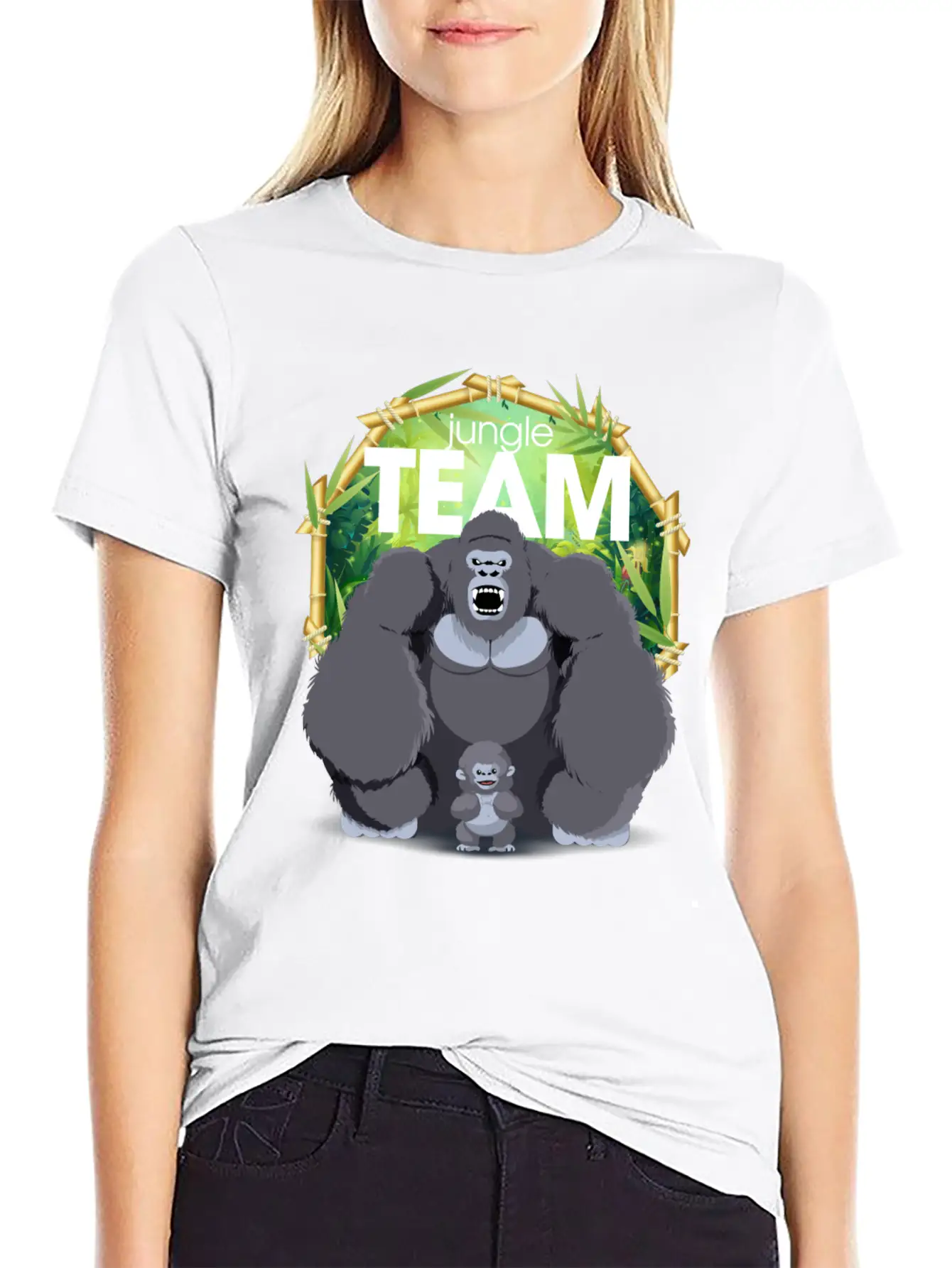 Jungle Team Daddy And Son Basic Graphic T-Shirt ¨C Daily Comfort In Soft Cotton