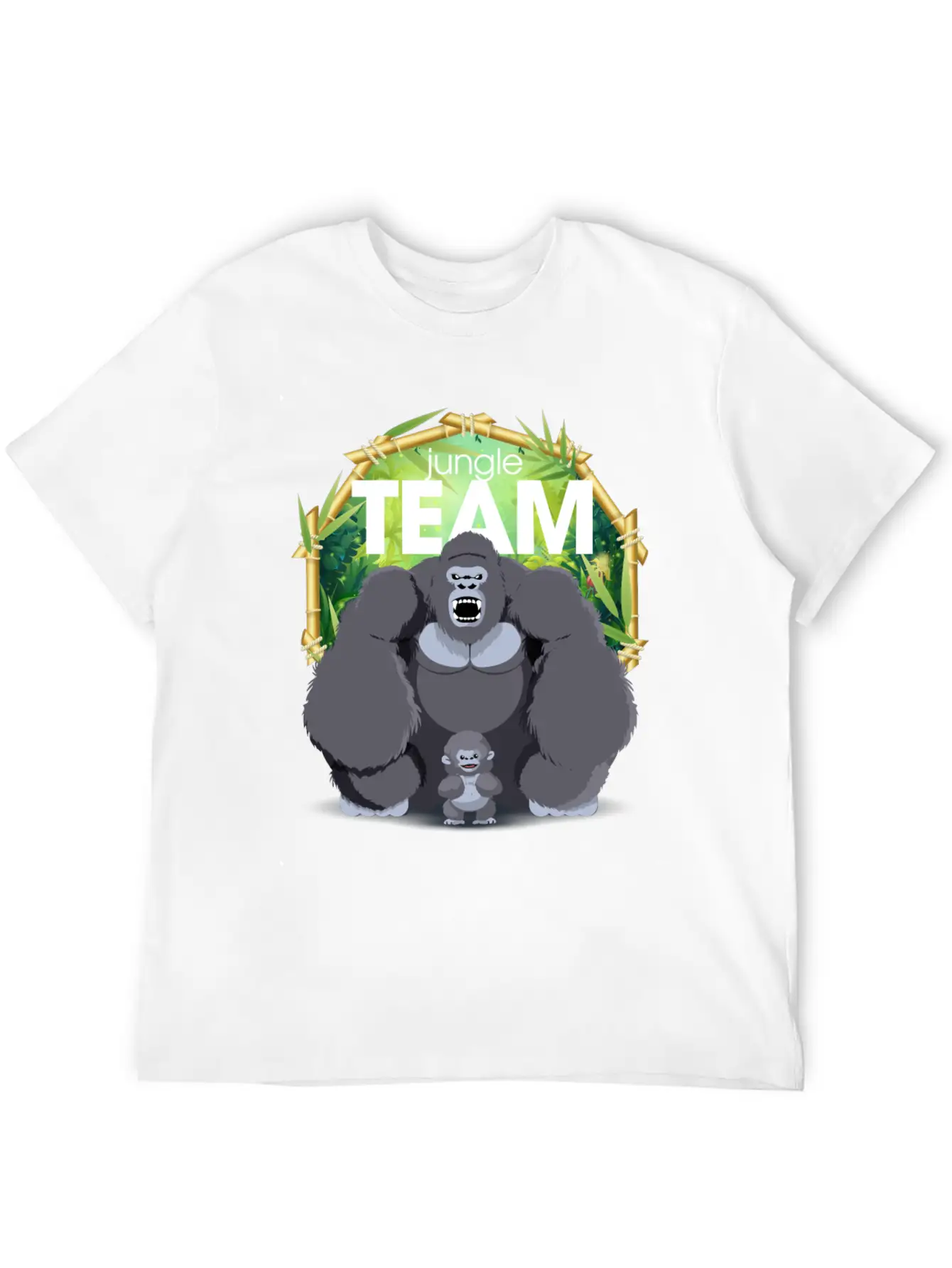 Jungle Team Daddy And Son Basic Graphic T-Shirt ¨C Daily Comfort In Soft Cotton