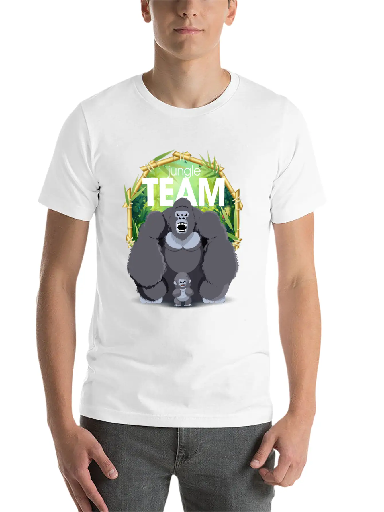Jungle Team Daddy And Son Basic Graphic T-Shirt ¨C Daily Comfort In Soft Cotton