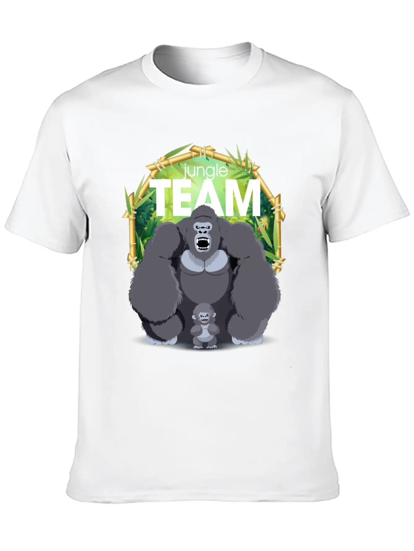 Jungle Team Daddy And Son Basic Graphic T-Shirt ¨C Daily Comfort In Soft Cotton