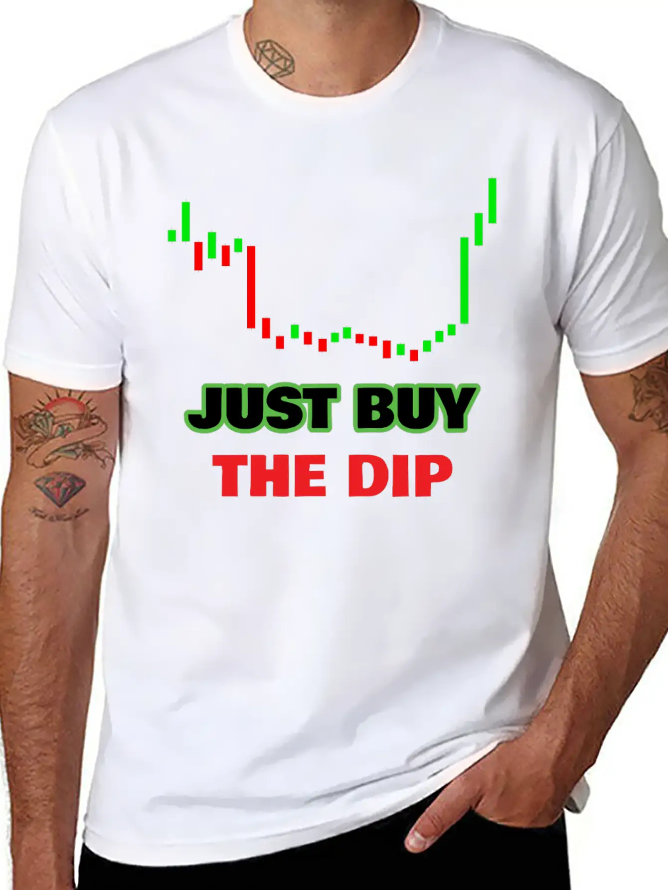 Just Buy The Dip Basic Graphic T-Shirt ¨C Daily Comfort In Soft Cotton