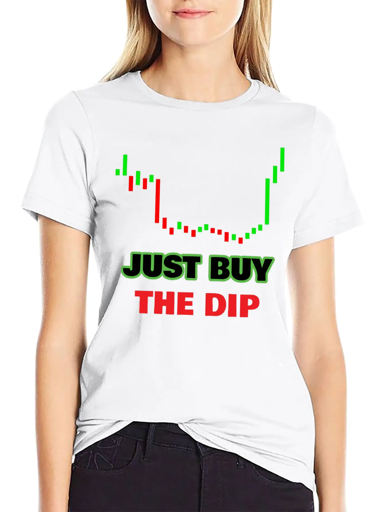 Just Buy The Dip Basic Graphic T-Shirt ¨C Daily Comfort In Soft Cotton