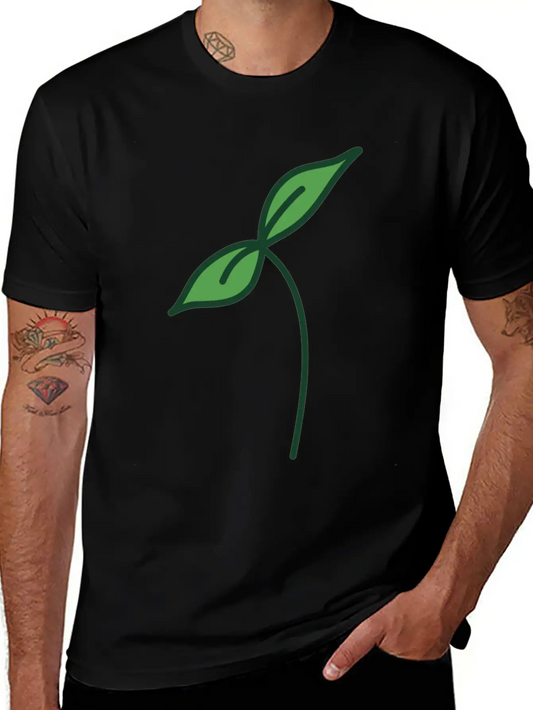 Just Leaf It Essential Cotton Tee For Daily Outfits ¨C Unisex Style