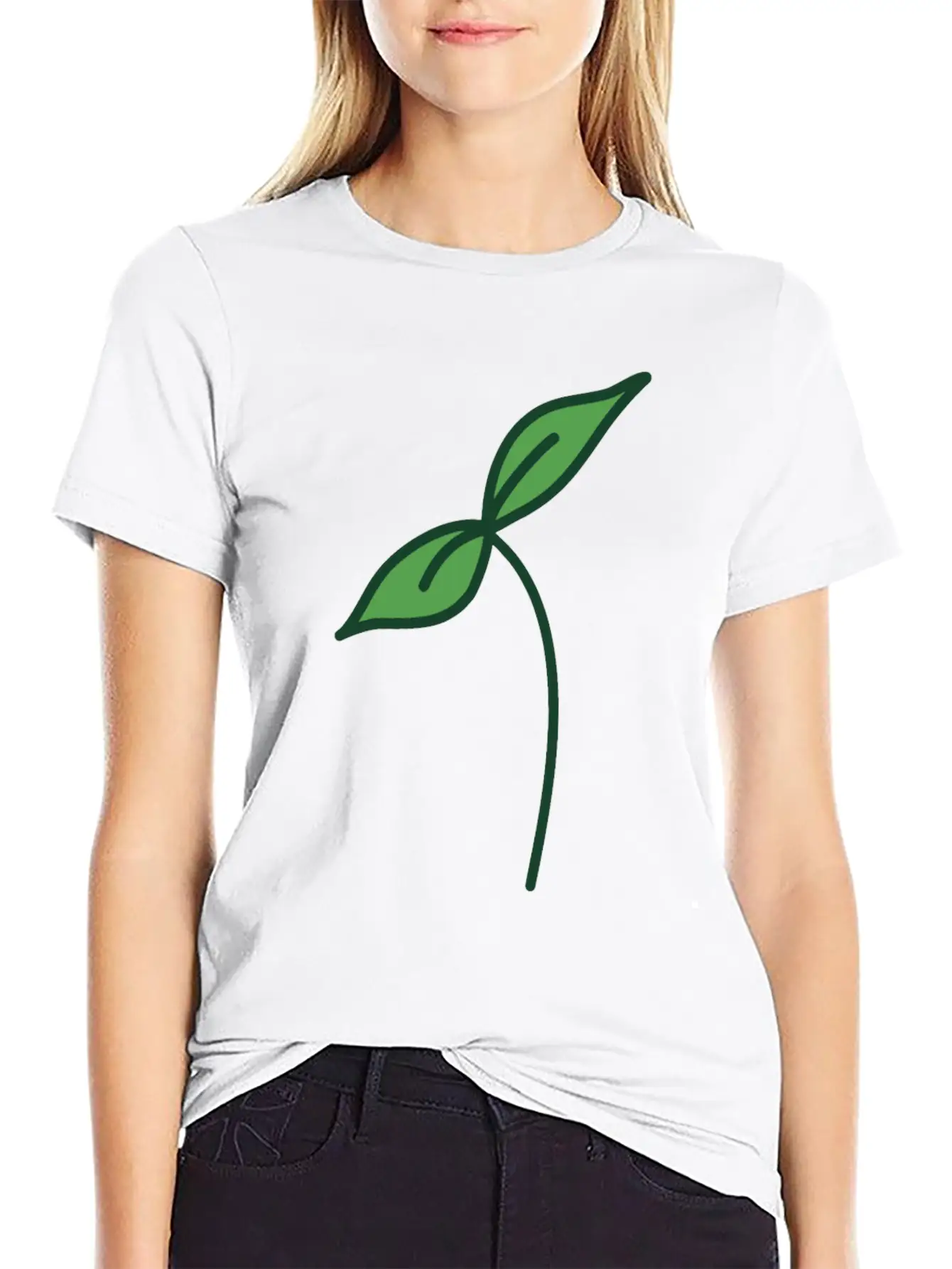 Just Leaf It Essential Cotton Tee For Daily Outfits ¨C Unisex Style