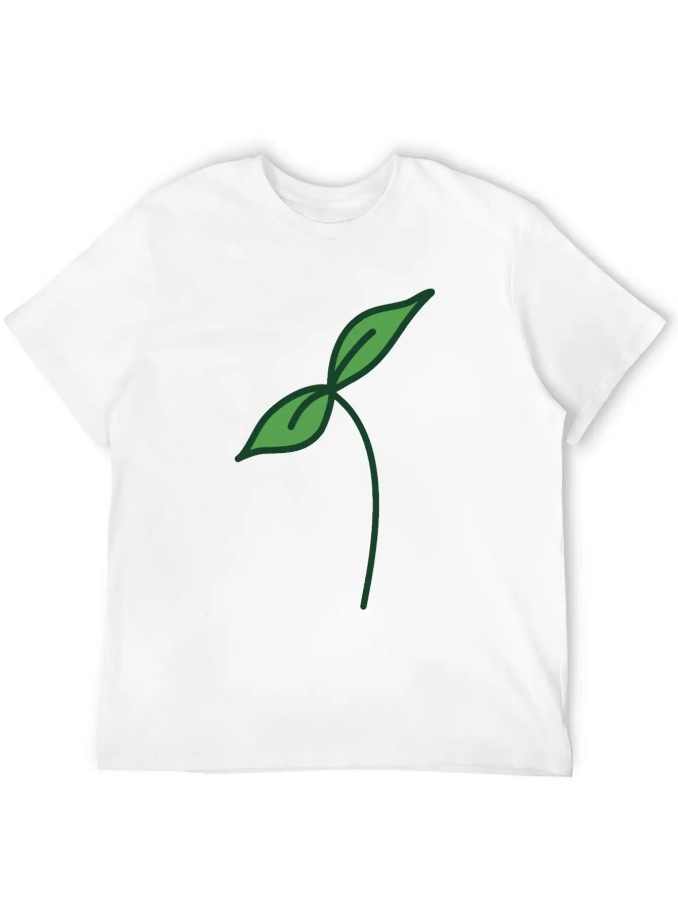 Just Leaf It Essential Cotton Tee For Daily Outfits ¨C Unisex Style