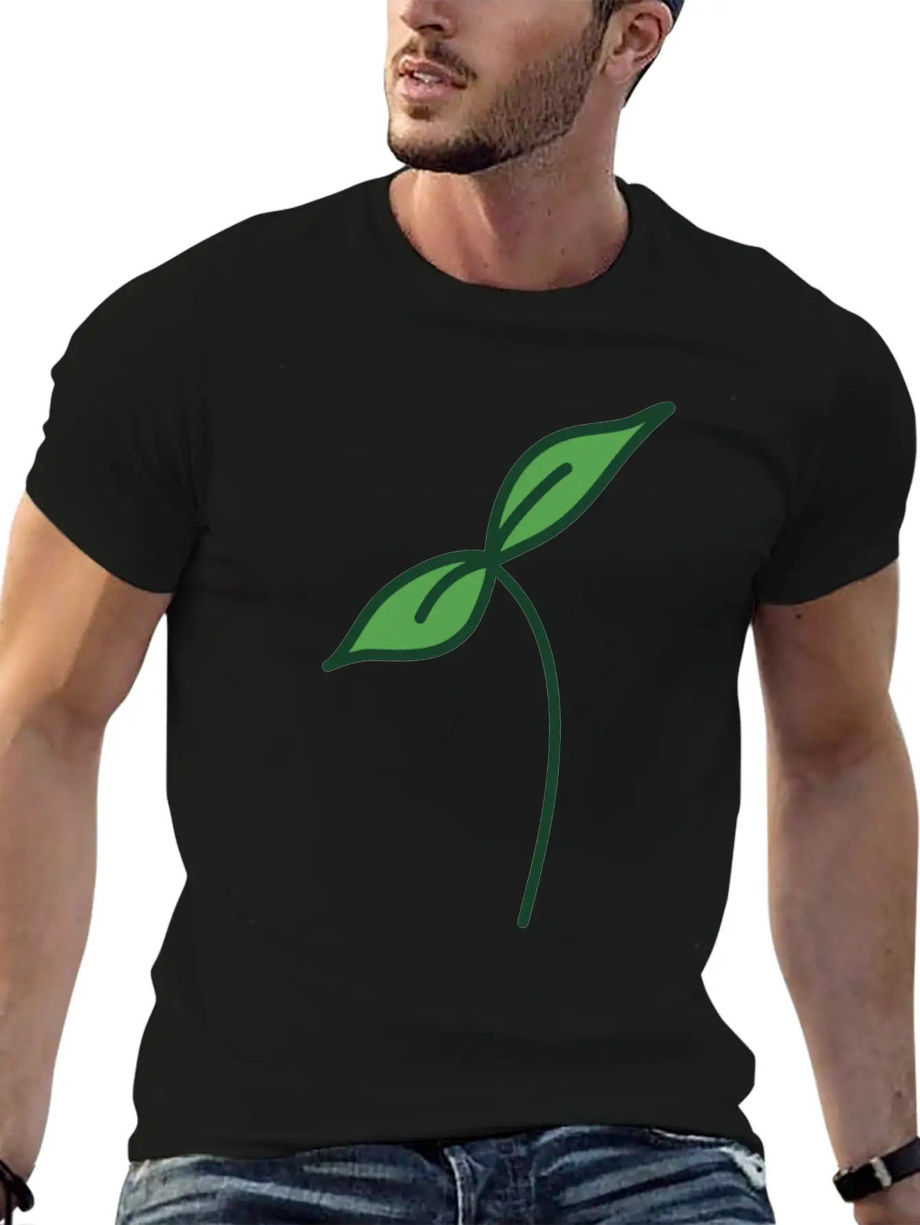 Just Leaf It Essential Cotton Tee For Daily Outfits ¨C Unisex Style