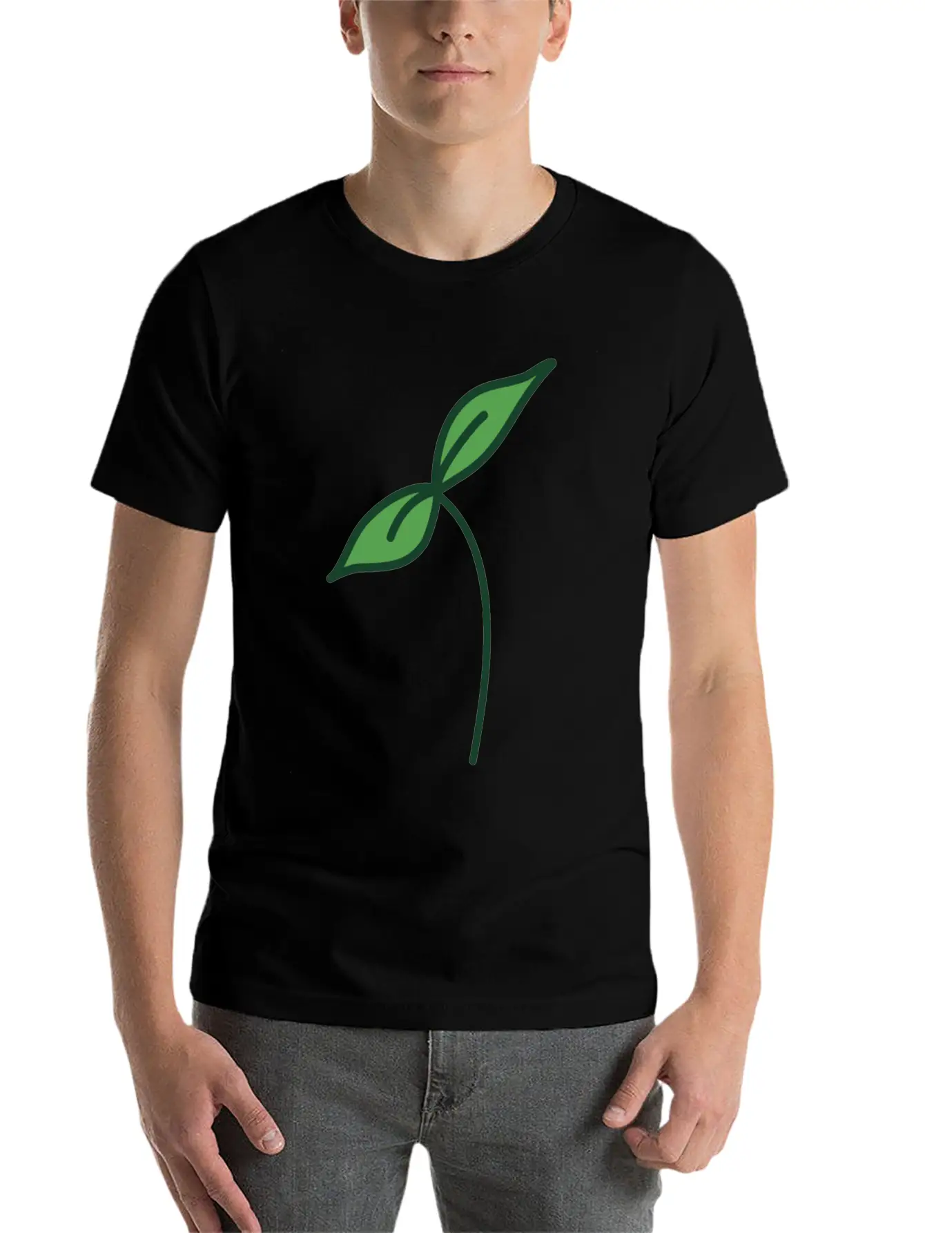 Just Leaf It Essential Cotton Tee For Daily Outfits ¨C Unisex Style