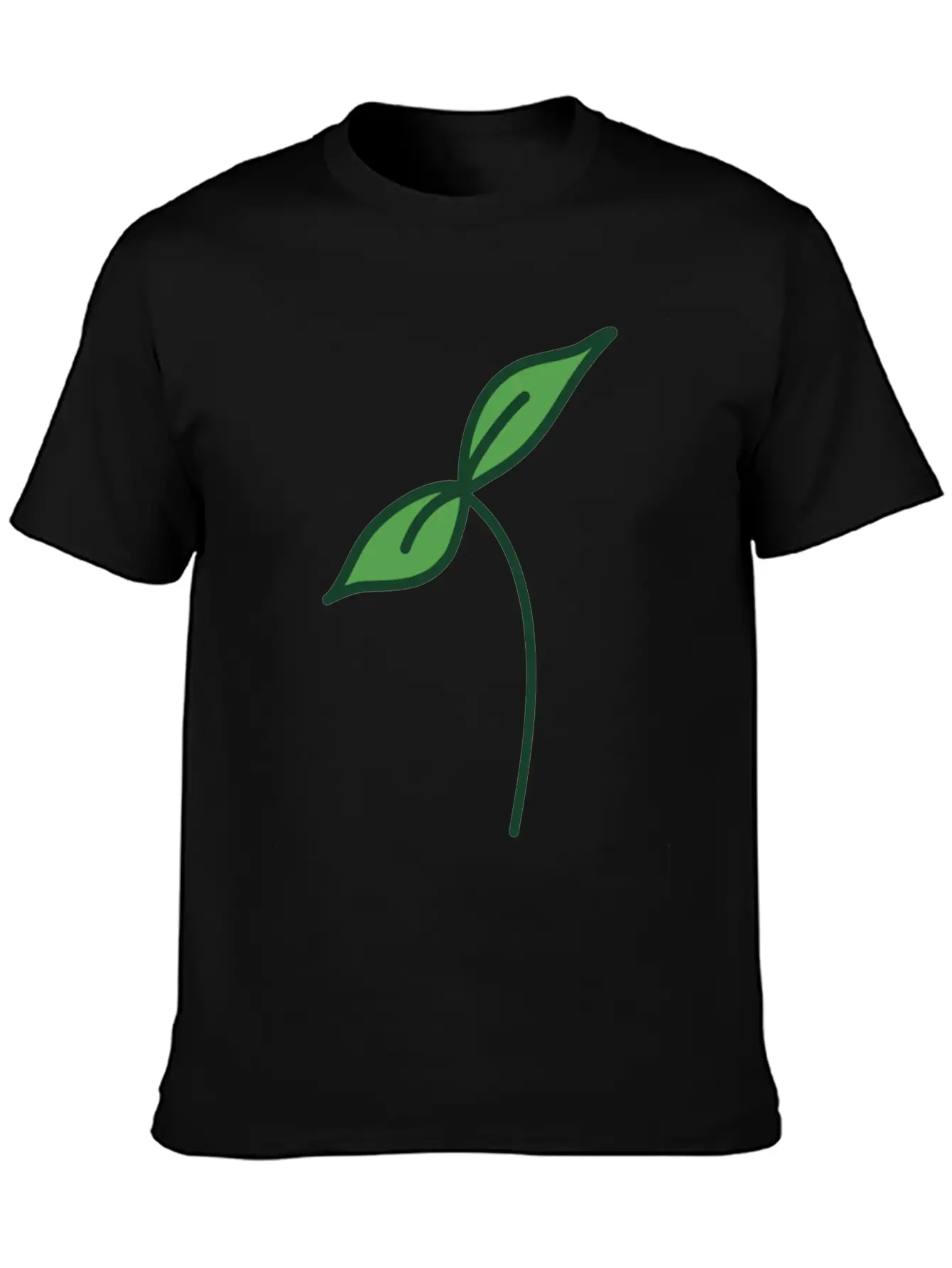 Just Leaf It Essential Cotton Tee For Daily Outfits ¨C Unisex Style