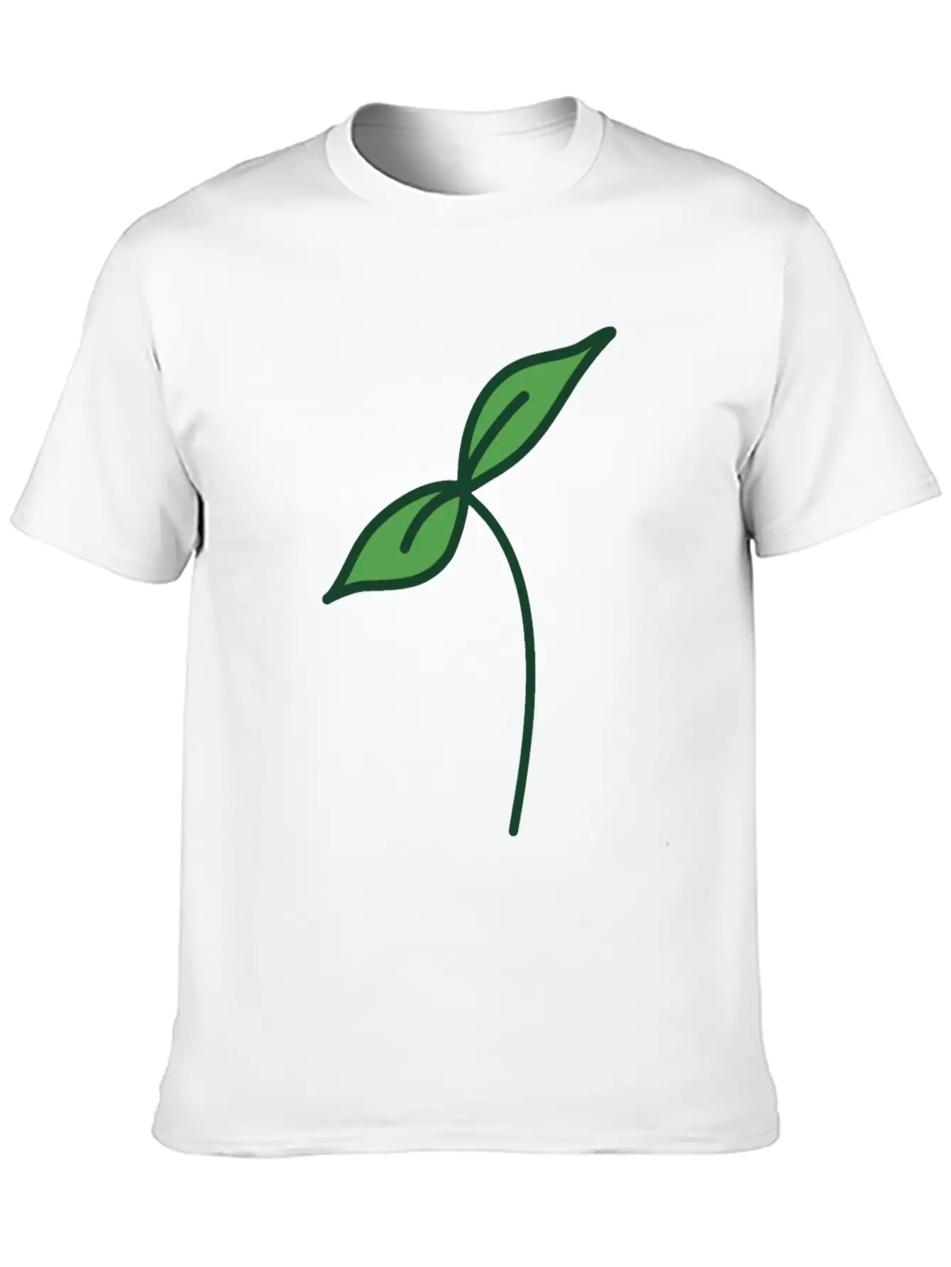 Just Leaf It Essential Cotton Tee For Daily Outfits ¨C Unisex Style