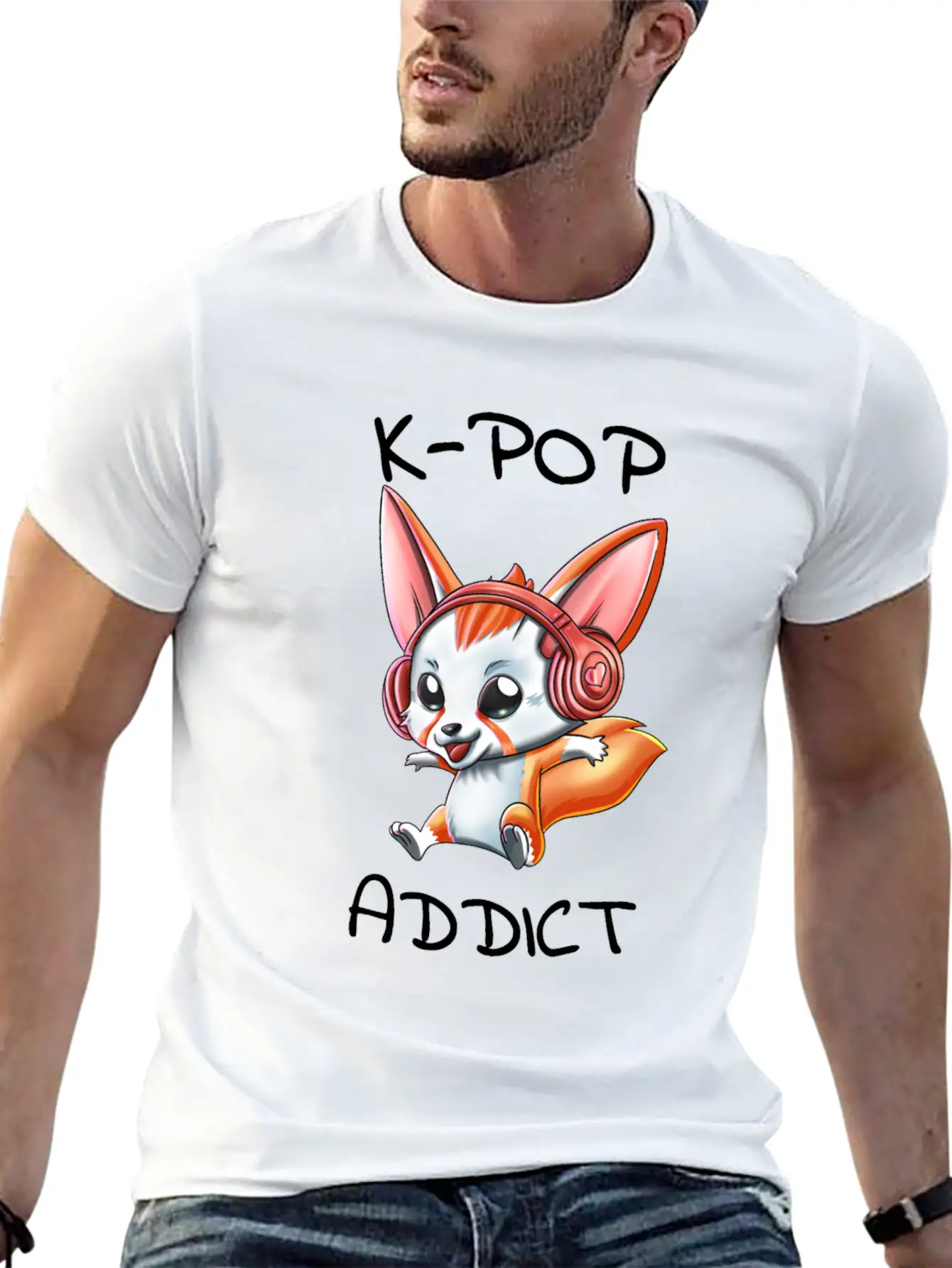 K - POP Addict Basic Graphic T-Shirt ¨C Daily Comfort In Soft Cotton