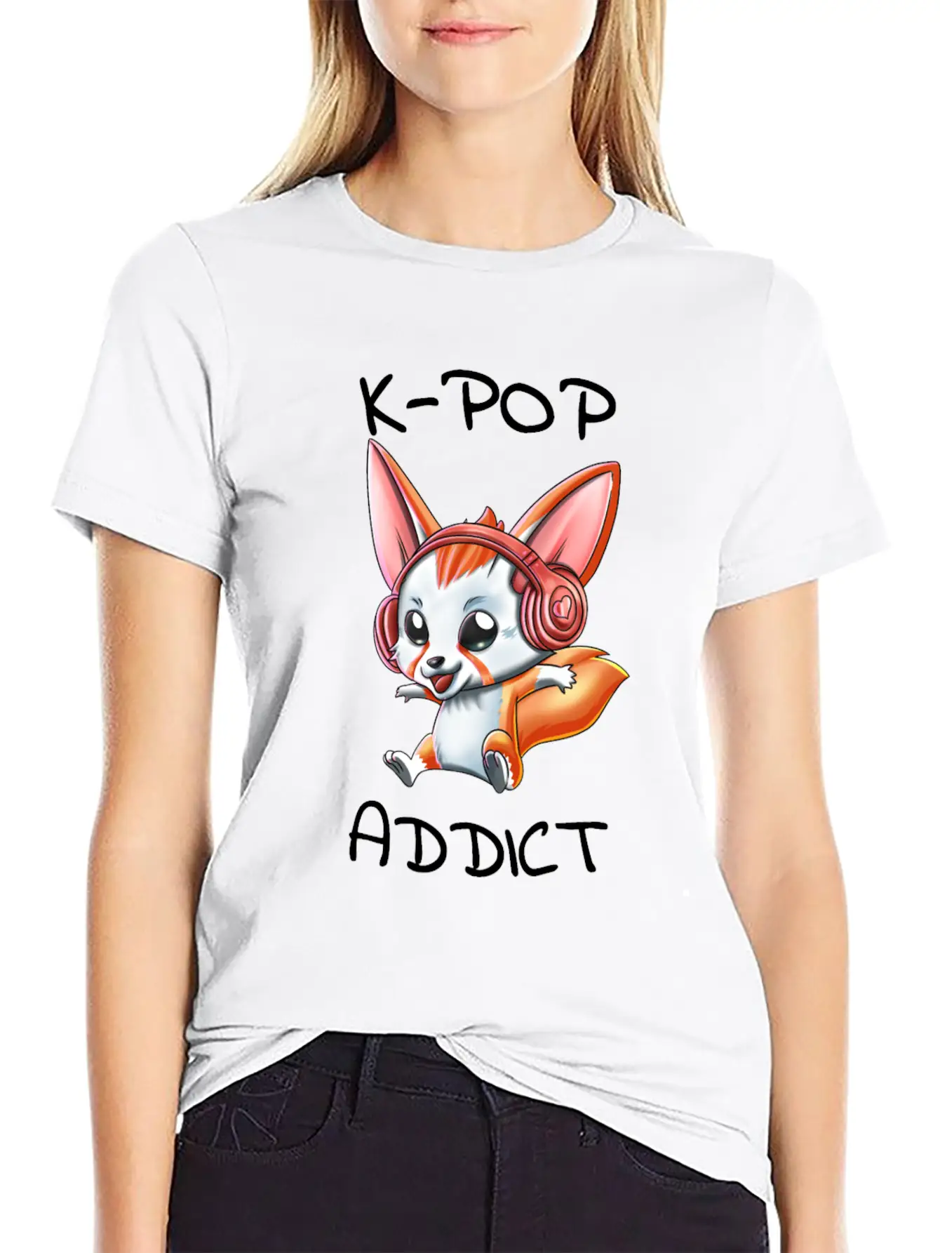 K - POP Addict Basic Graphic T-Shirt ¨C Daily Comfort In Soft Cotton