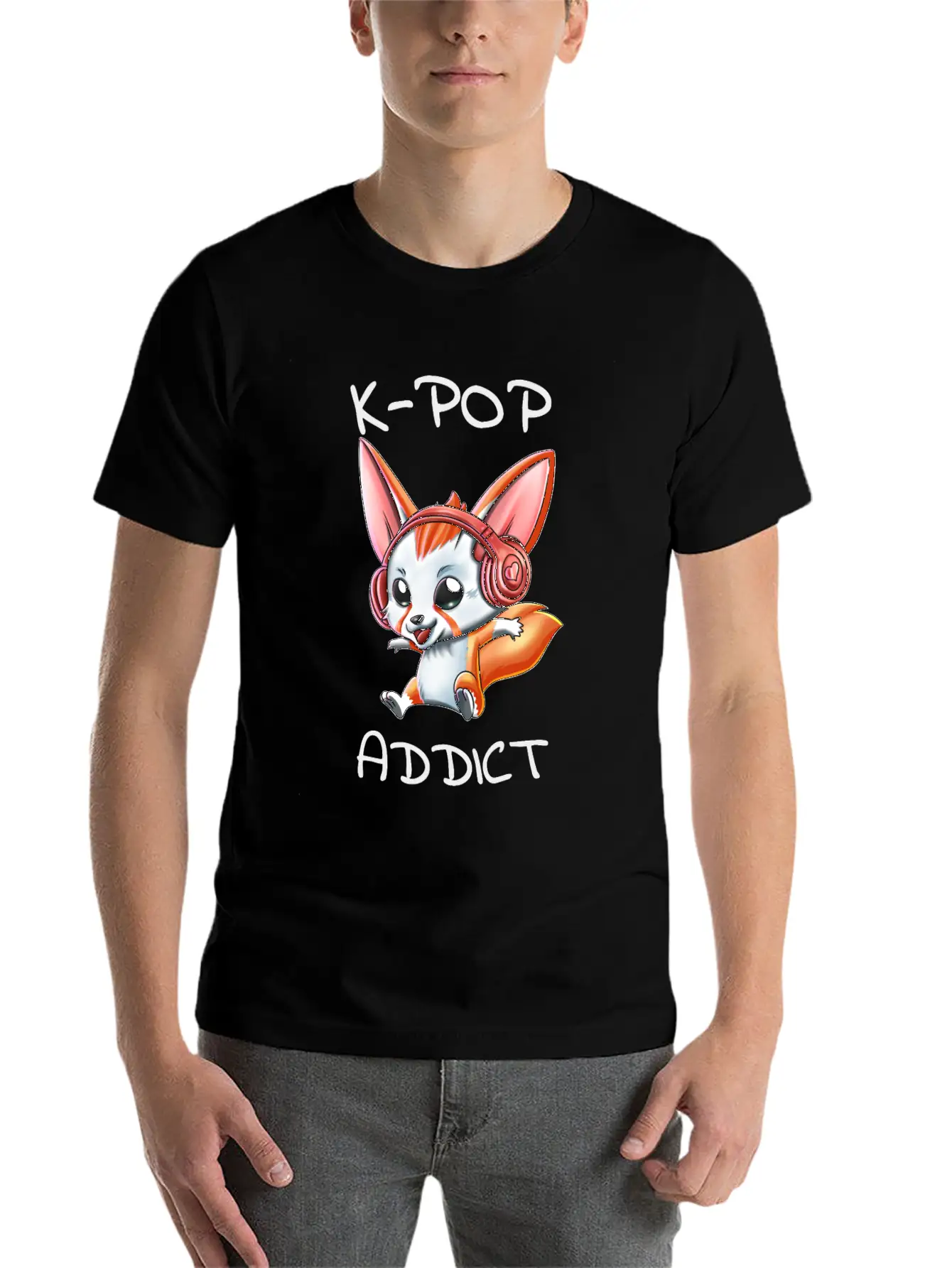 K - POP Addict Basic Graphic T-Shirt ¨C Daily Comfort In Soft Cotton