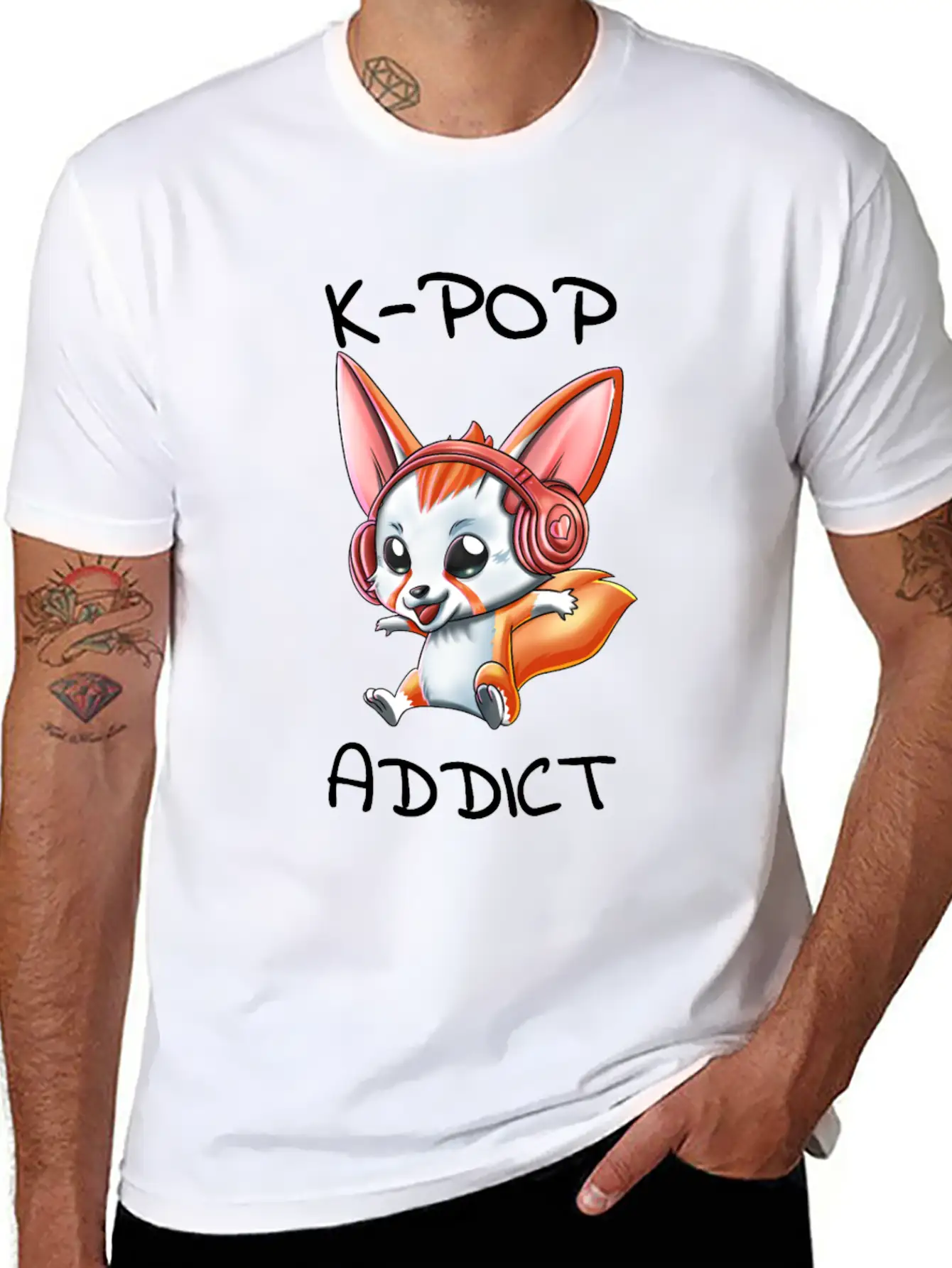 K - POP Addict Basic Graphic T-Shirt ¨C Daily Comfort In Soft Cotton