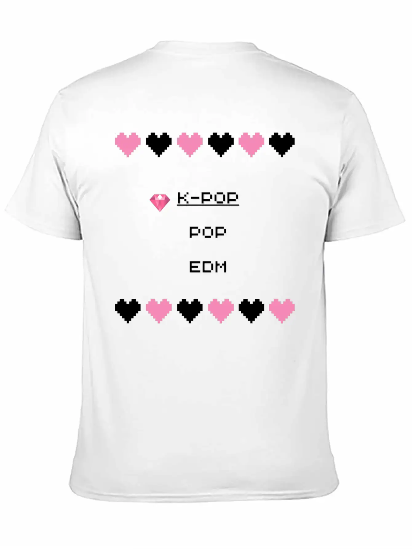 K Pop Design Art 3 Essential Cotton Tee For Daily Outfits ¨C Unisex Style