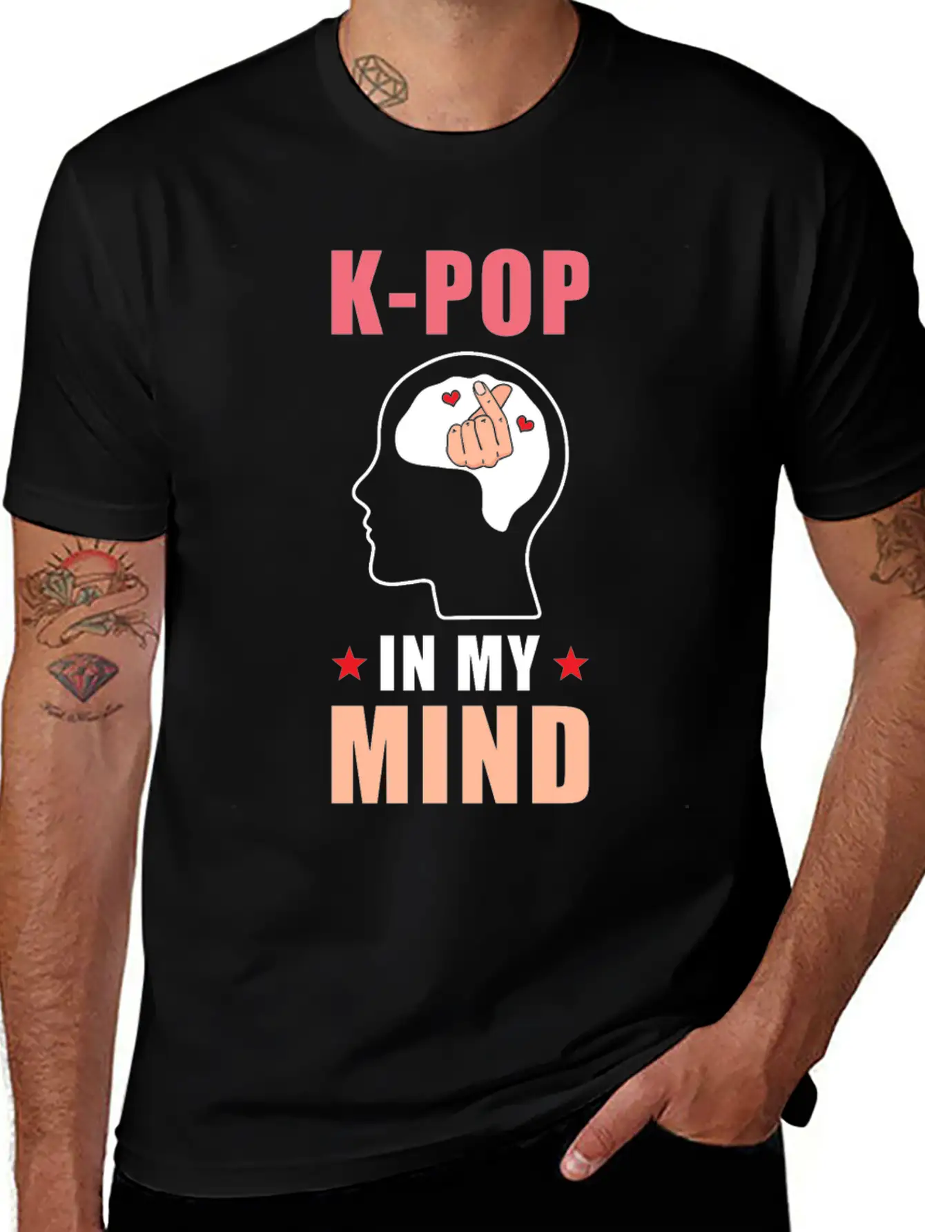K-POP In My Mind Soft Cotton Short Sleeve Tee ¨C Unisex Wardrobe Staple