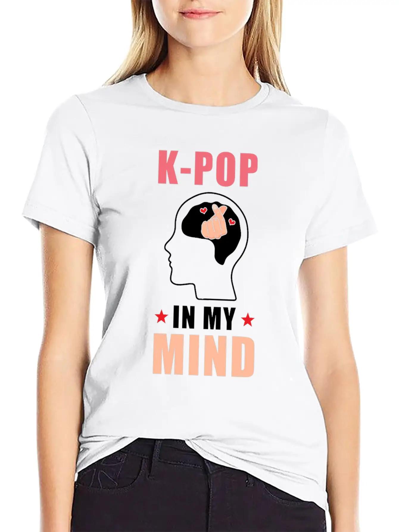 K-POP In My Mind Soft Cotton Short Sleeve Tee ¨C Unisex Wardrobe Staple