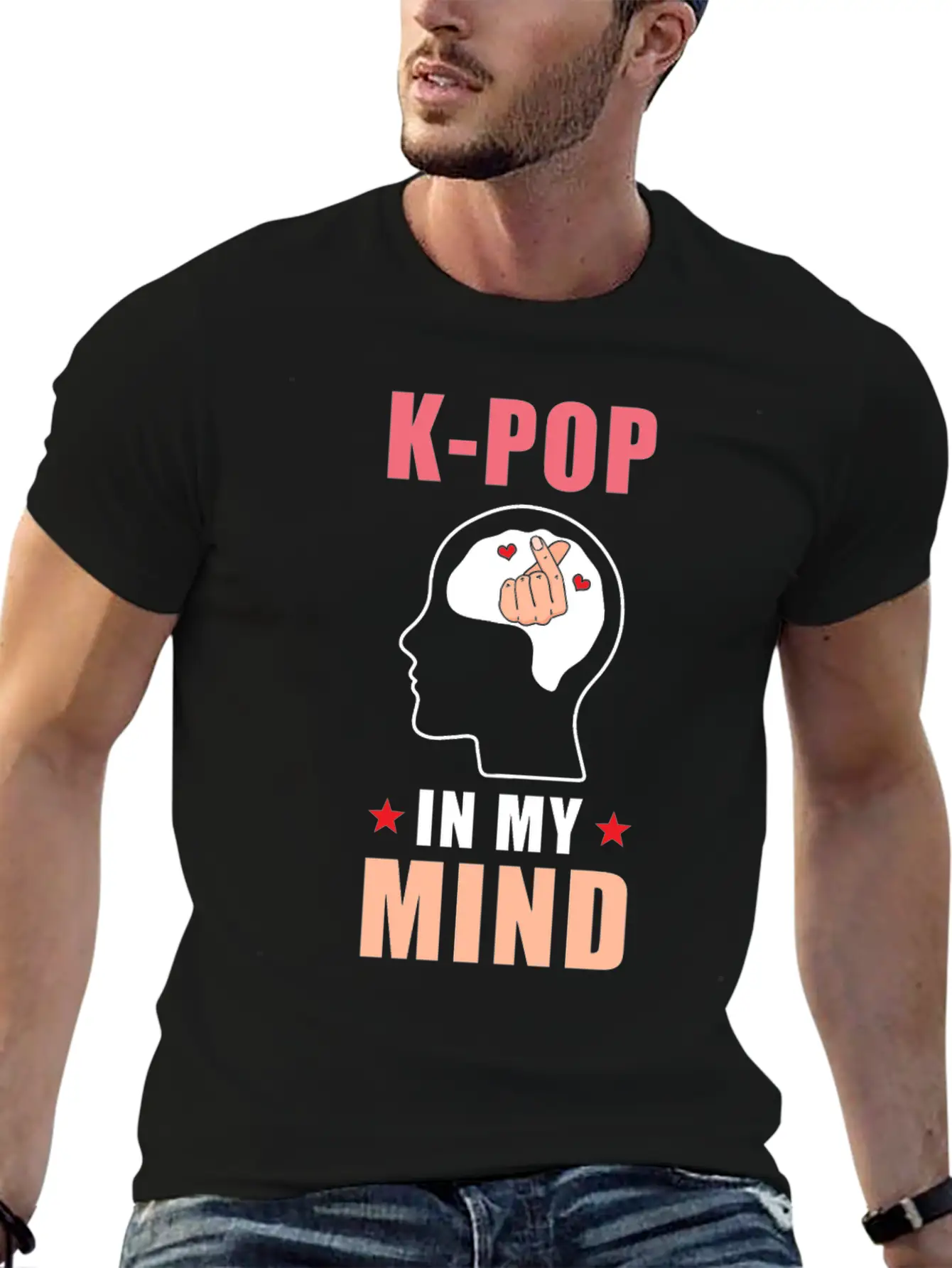 K-POP In My Mind Soft Cotton Short Sleeve Tee ¨C Unisex Wardrobe Staple