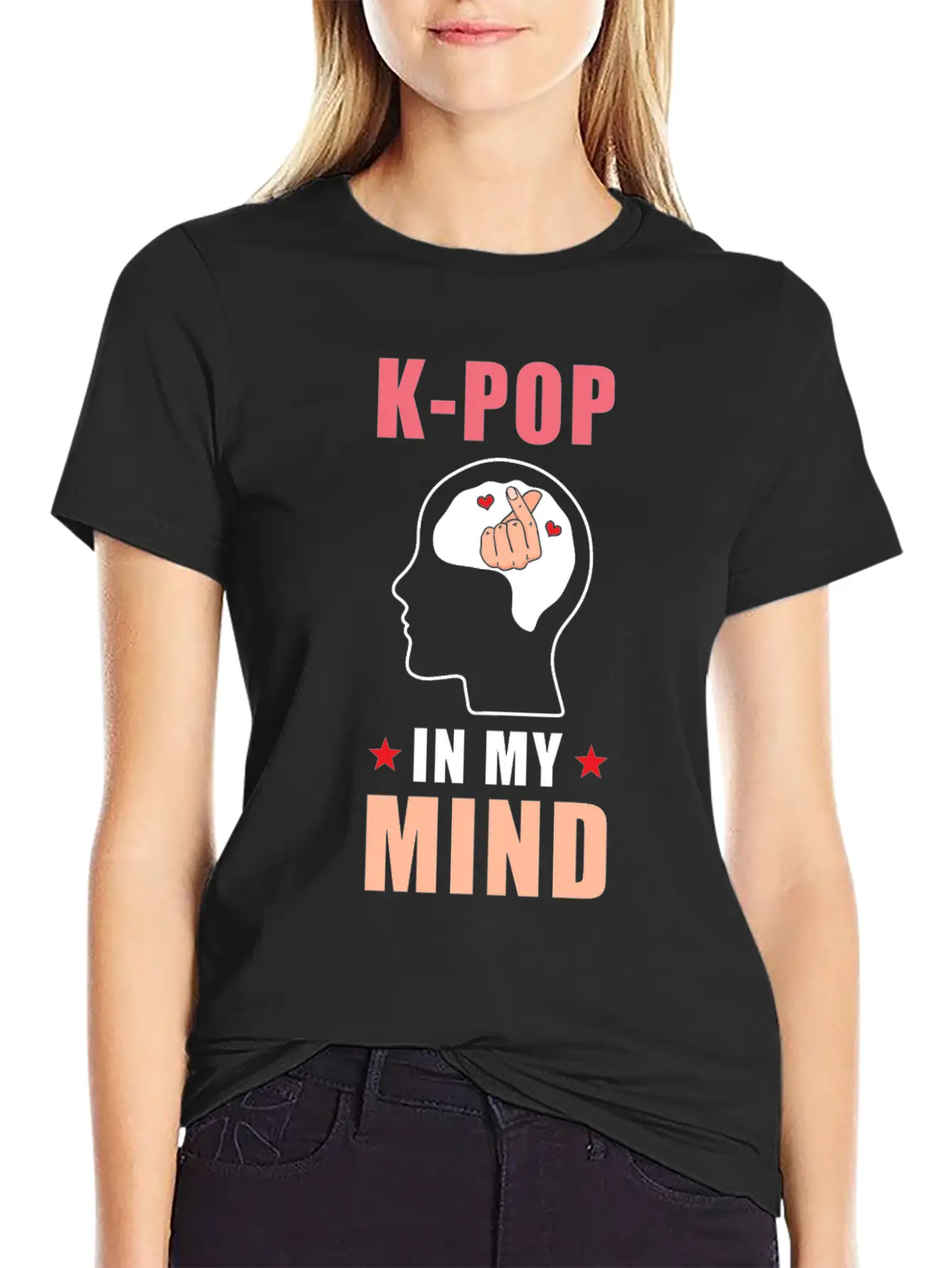 K-POP In My Mind Soft Cotton Short Sleeve Tee ¨C Unisex Wardrobe Staple