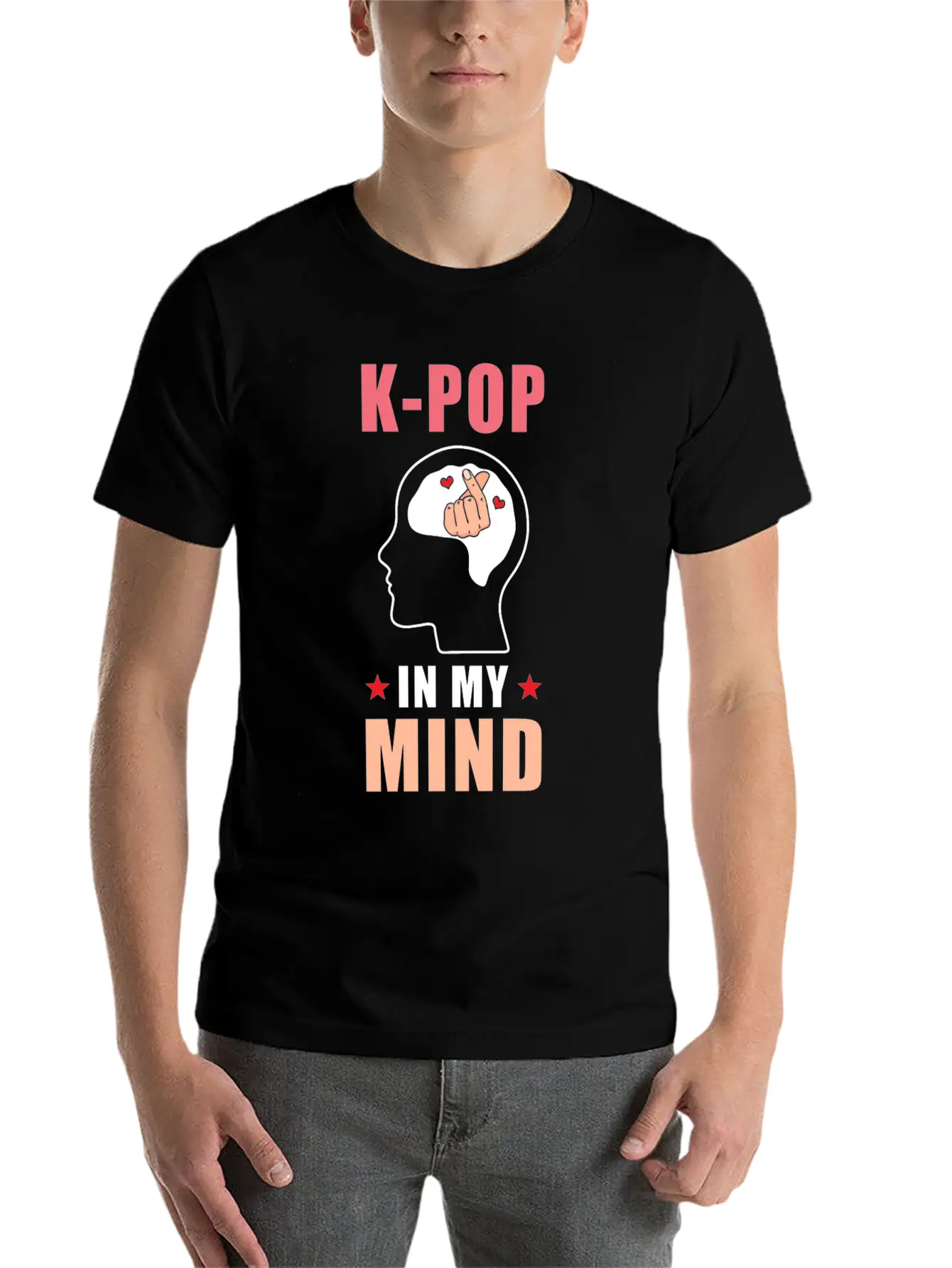 K-POP In My Mind Soft Cotton Short Sleeve Tee ¨C Unisex Wardrobe Staple