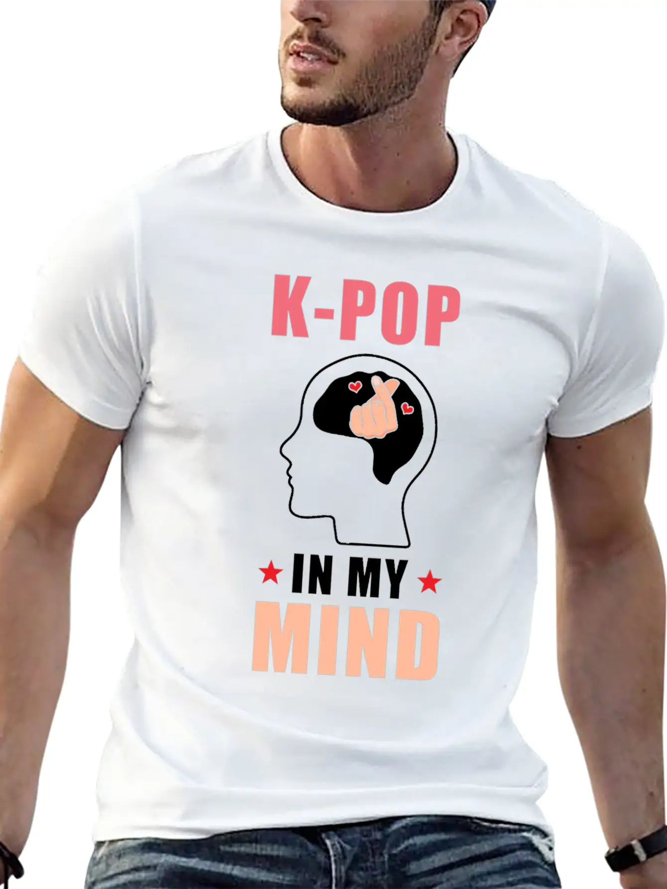K-POP In My Mind Soft Cotton Short Sleeve Tee ¨C Unisex Wardrobe Staple