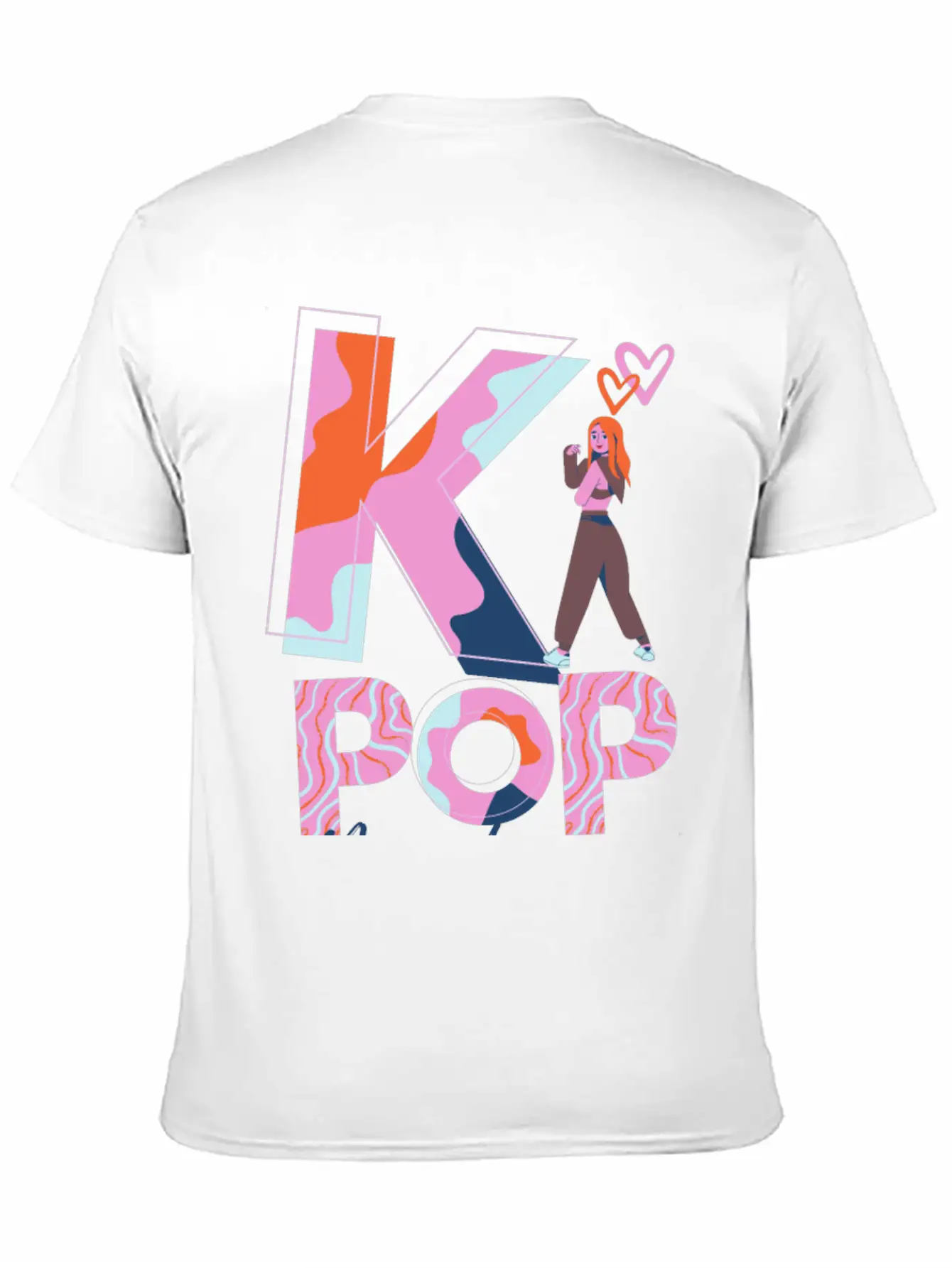 K-Pop Madness Basic Graphic T-Shirt ¨C Daily Comfort In Soft Cotton