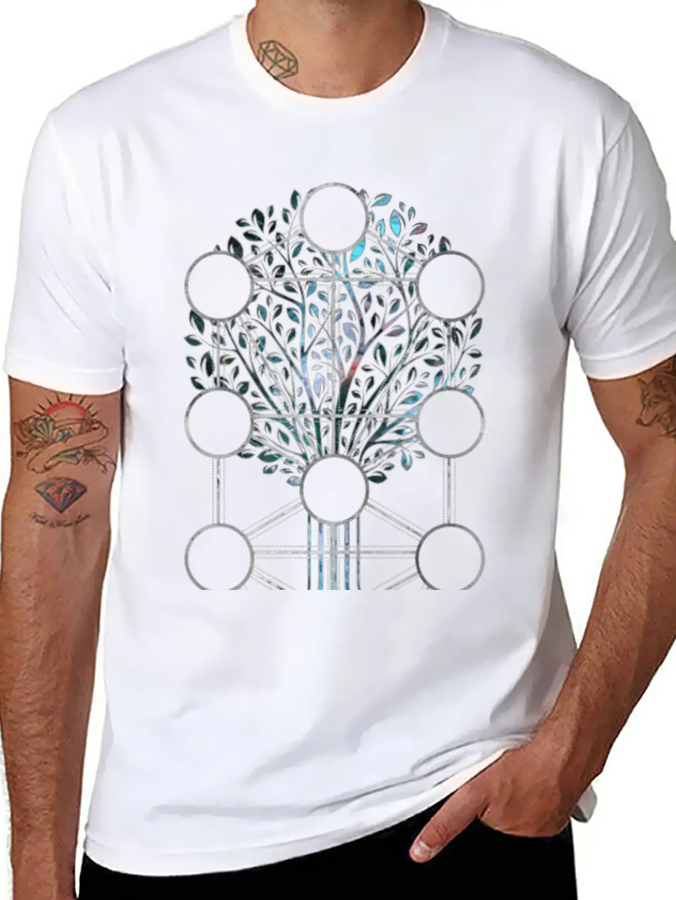Kabbalah The Tree Of Life - Etz HaChayim Soft Cotton Short Sleeve Tee ¨C Unisex Wardrobe Staple
