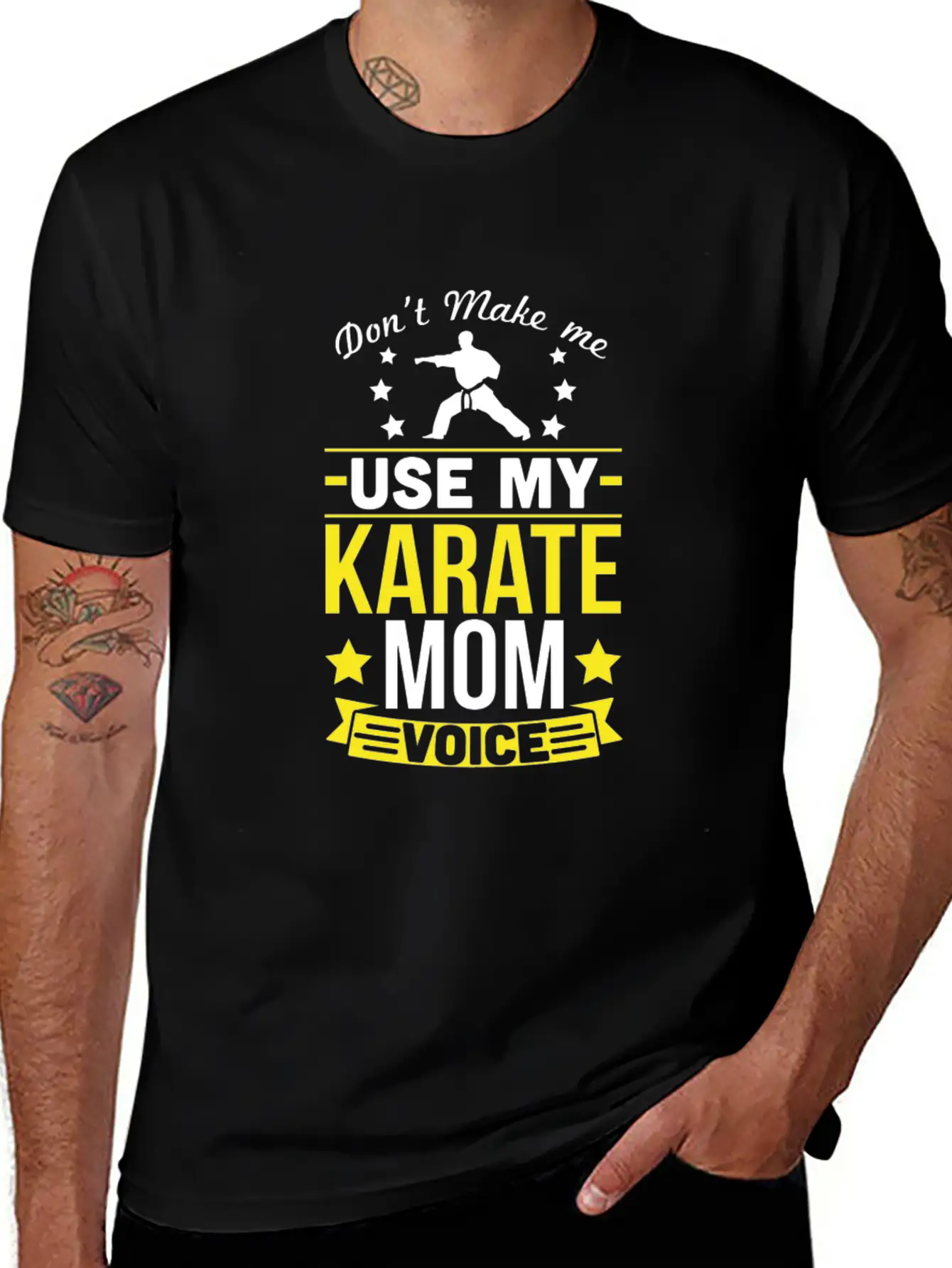 Karate Mom Voice T-Shirt Soft Cotton Short Sleeve Tee ¨C Unisex Wardrobe Staple