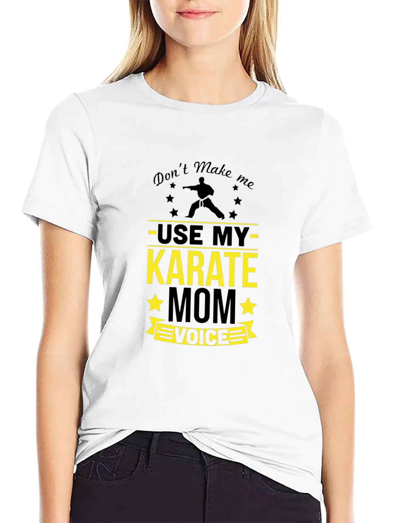Karate Mom Voice T-Shirt Soft Cotton Short Sleeve Tee ¨C Unisex Wardrobe Staple