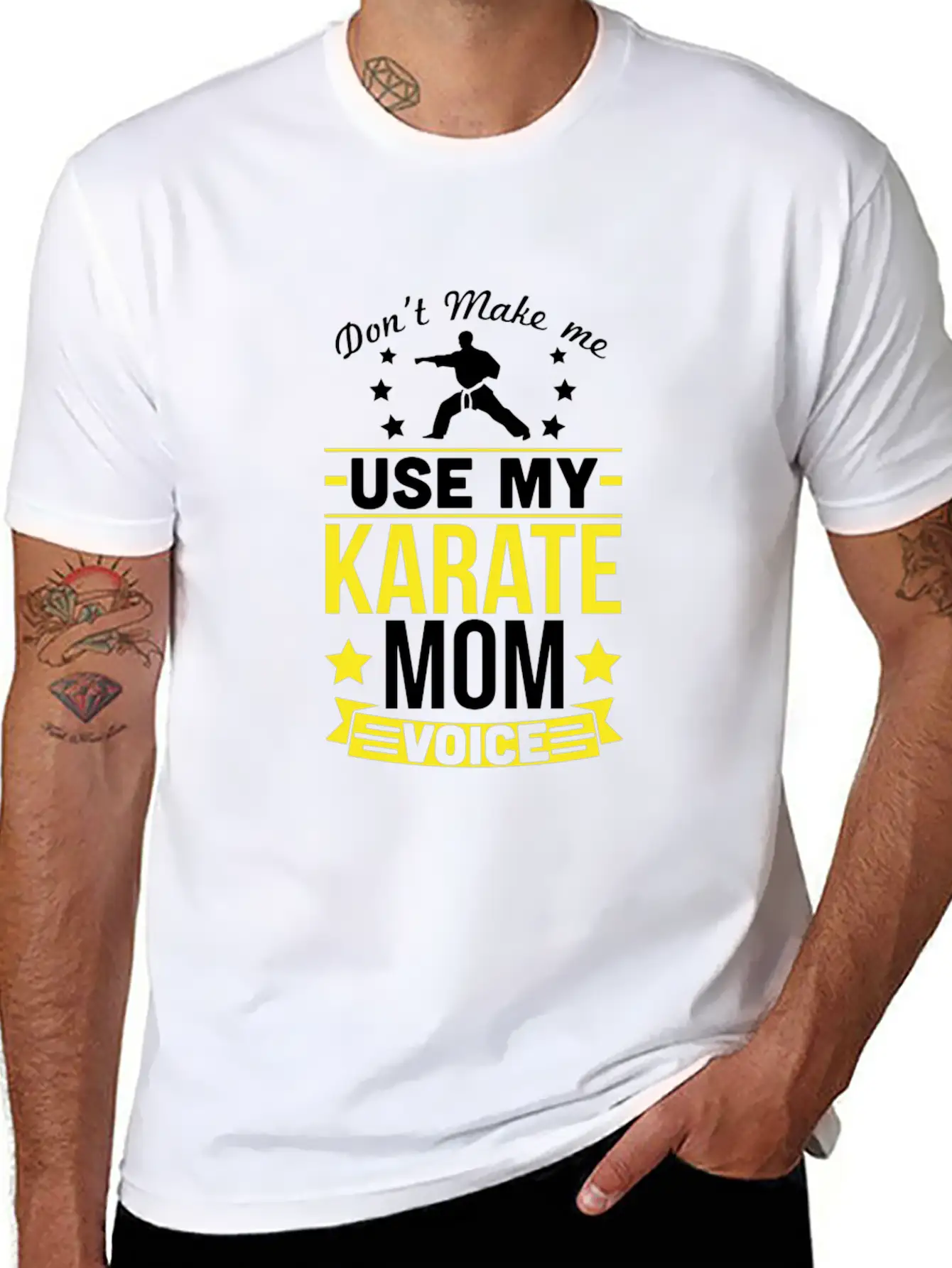 Karate Mom Voice T-Shirt Soft Cotton Short Sleeve Tee ¨C Unisex Wardrobe Staple