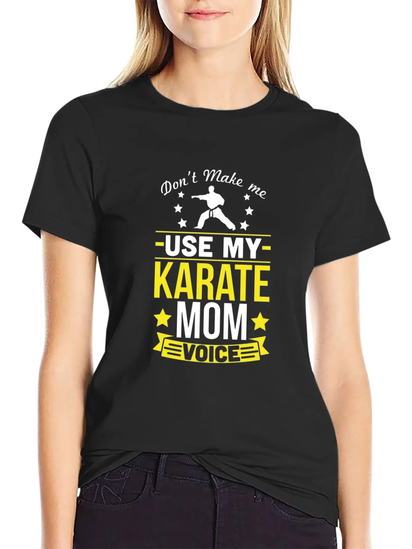 Karate Mom Voice T-Shirt Soft Cotton Short Sleeve Tee ¨C Unisex Wardrobe Staple